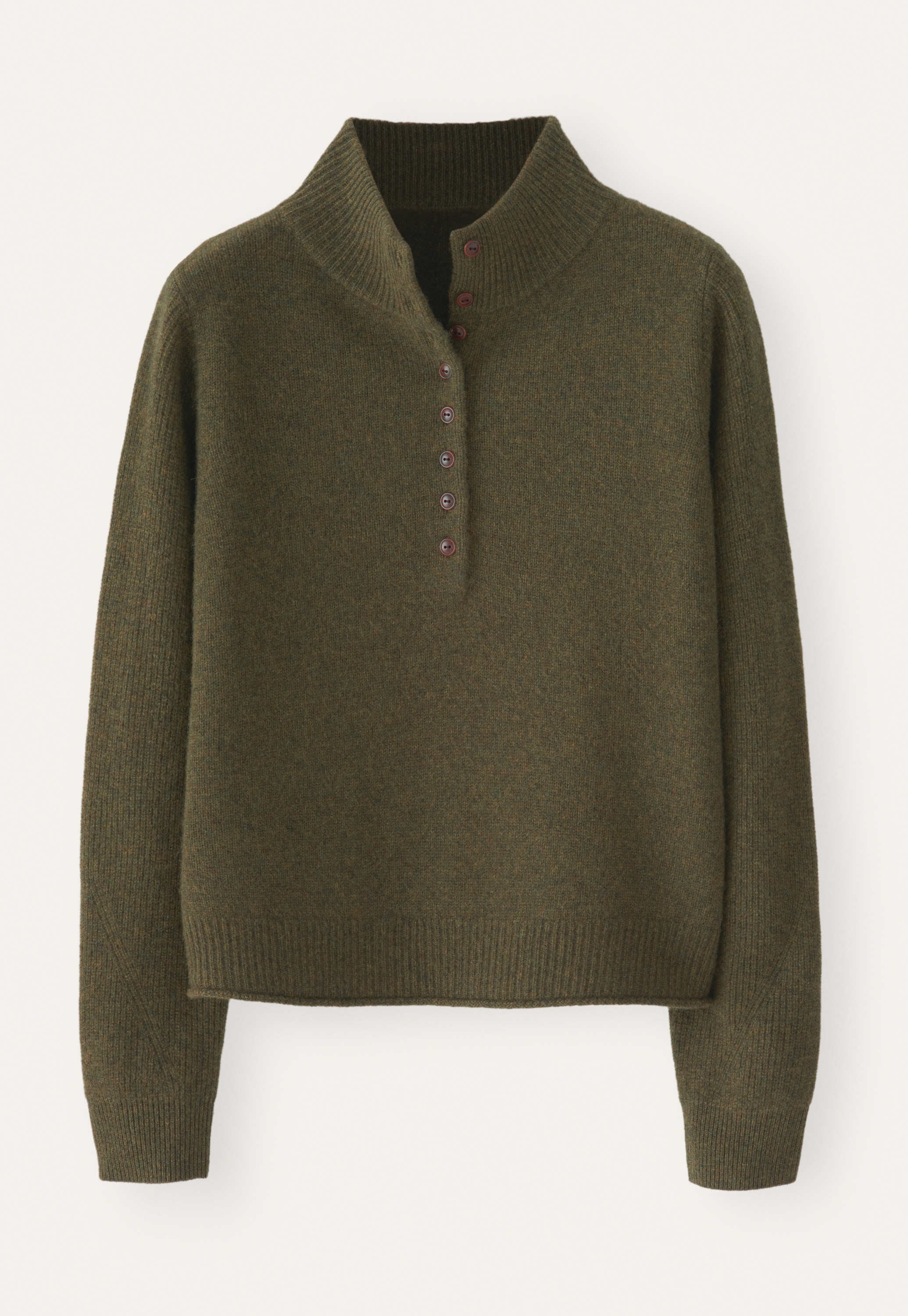 Poetry - Buttoned-neck cashmere sweater, image size:2070x3000
