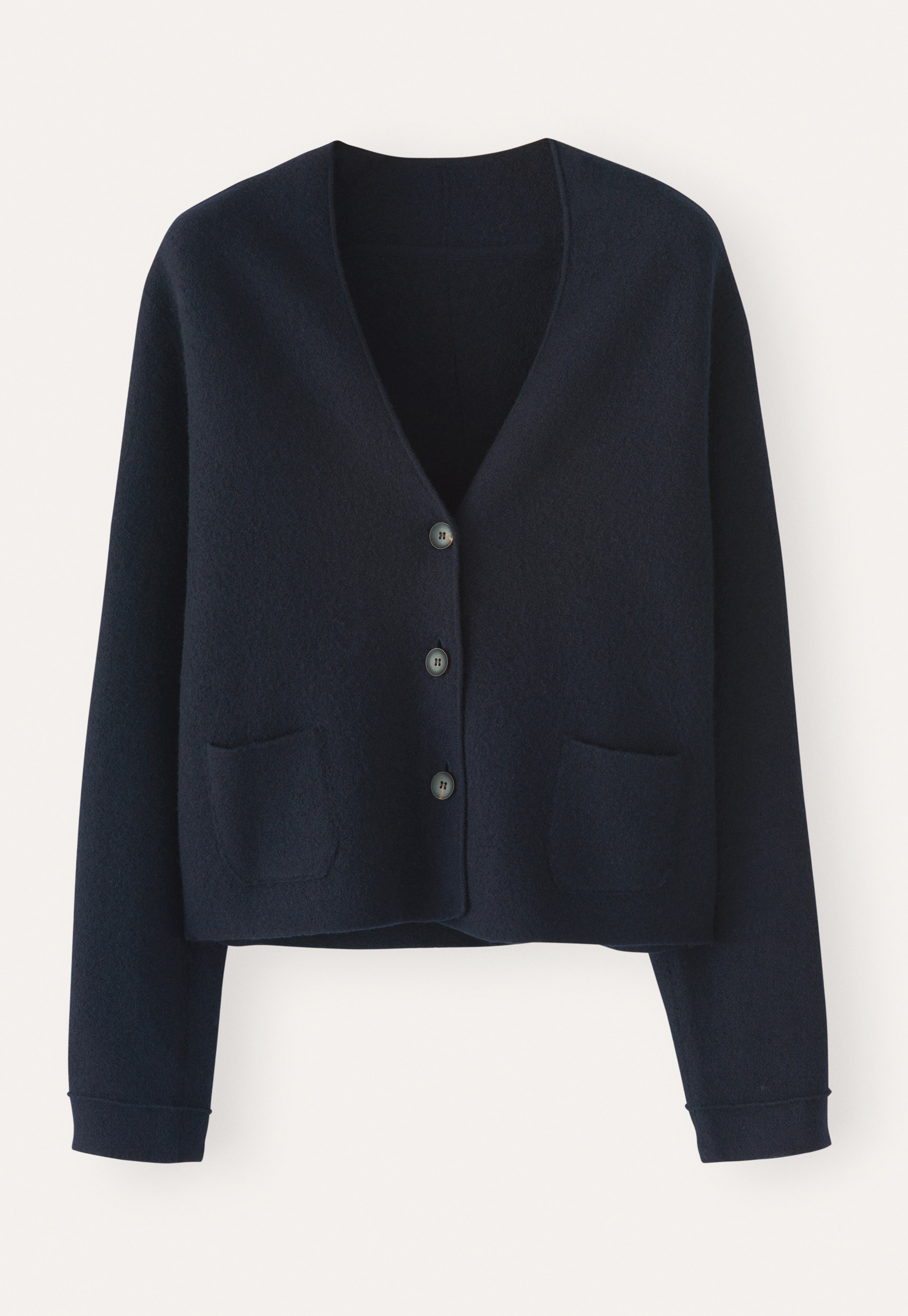 POETRY - Boiled wool short knitted jacket