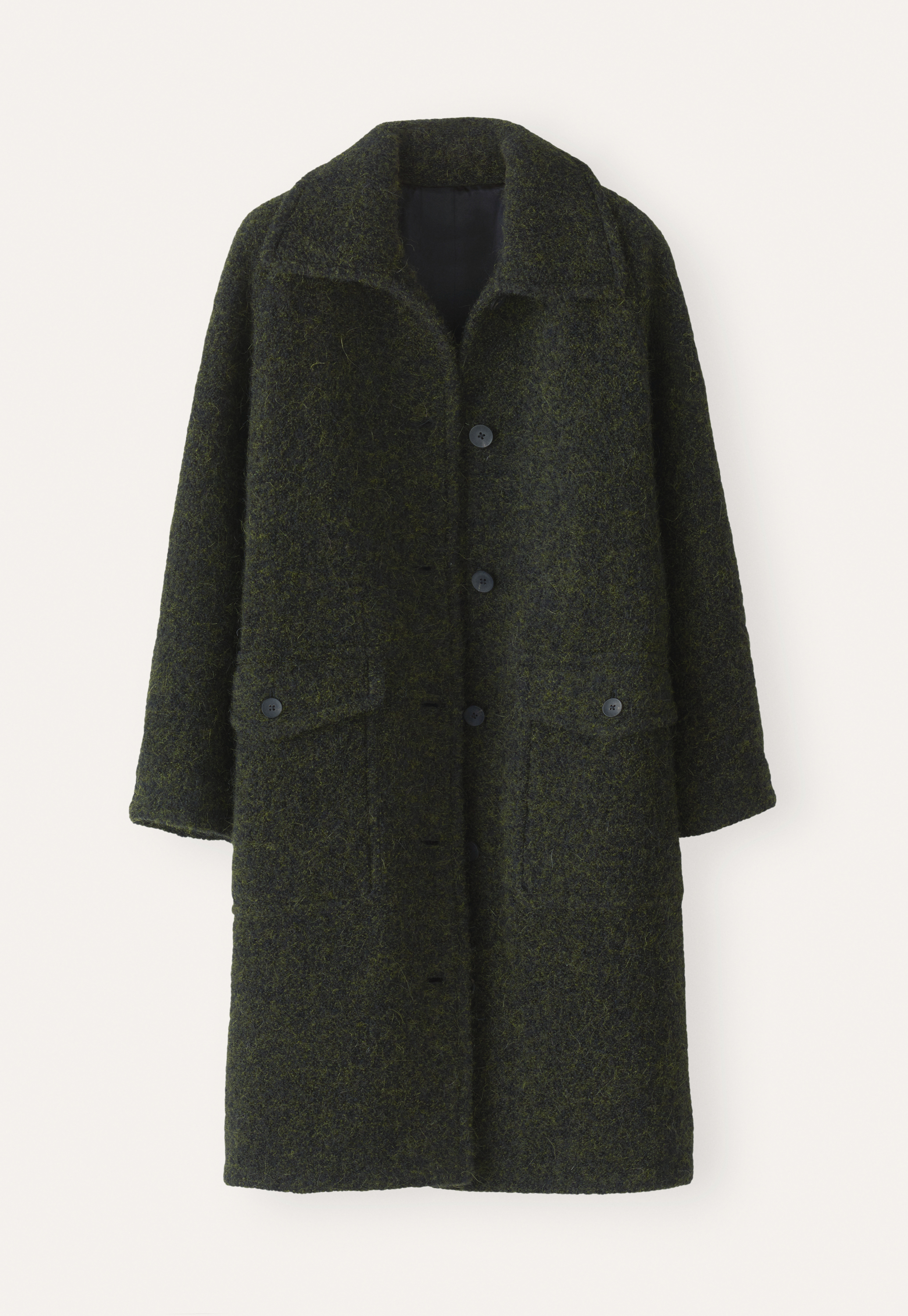 POETRY - Alpaca & wool raglan-sleeve coat