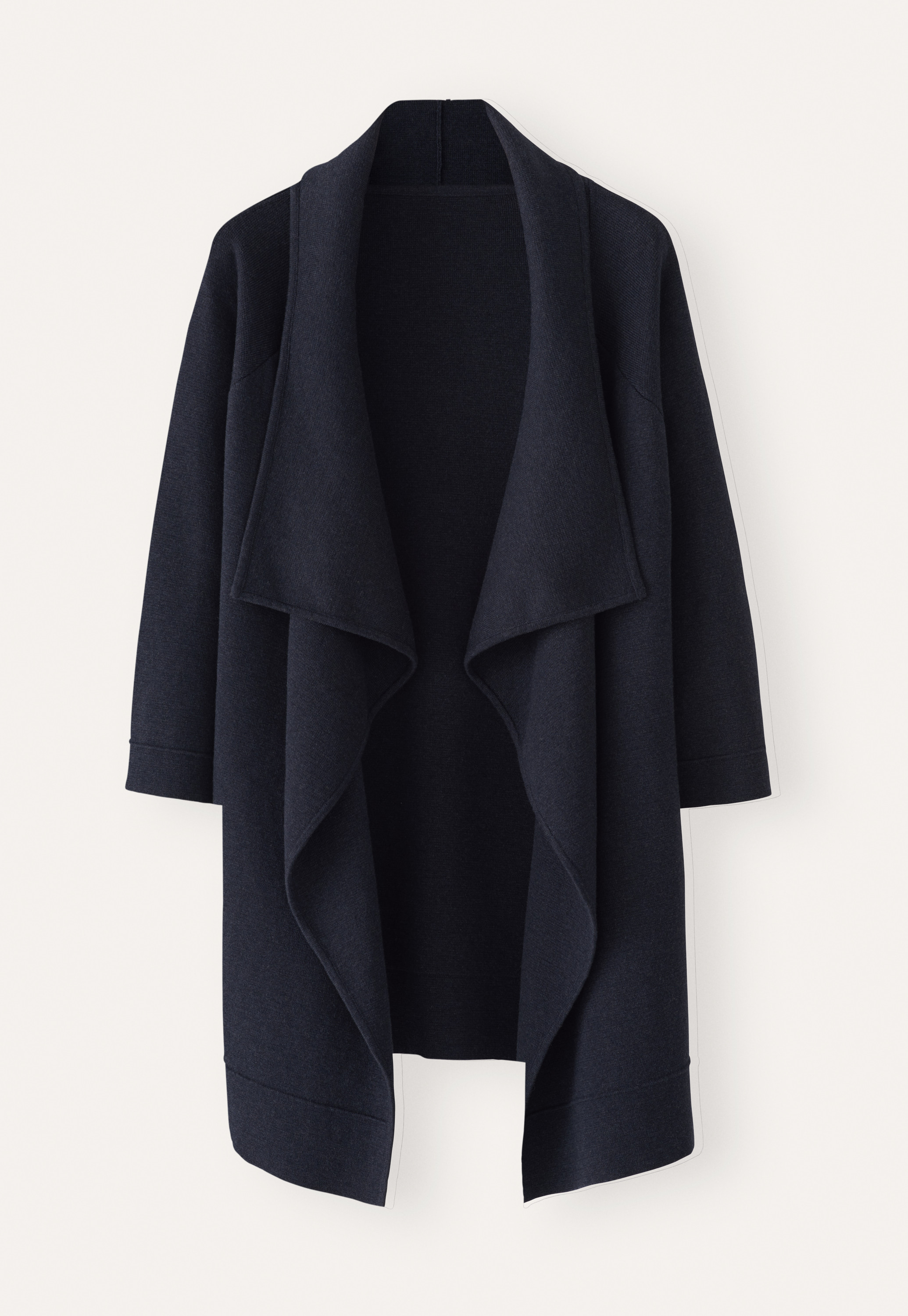 Poetry Knitted cotton waterfall-edge jacket - Main Image