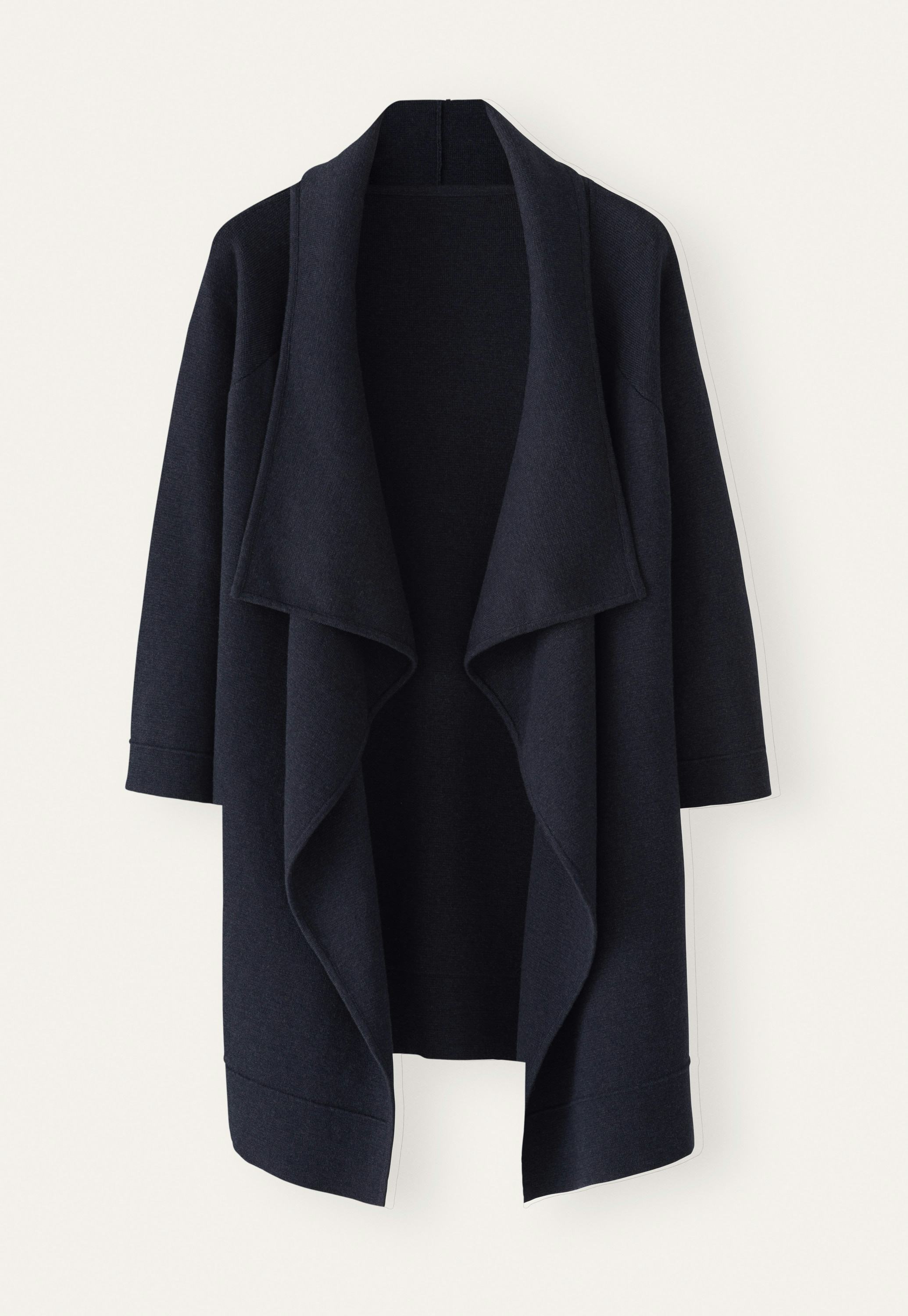 Poetry Knitted cotton waterfall-edge jacket - Main Image