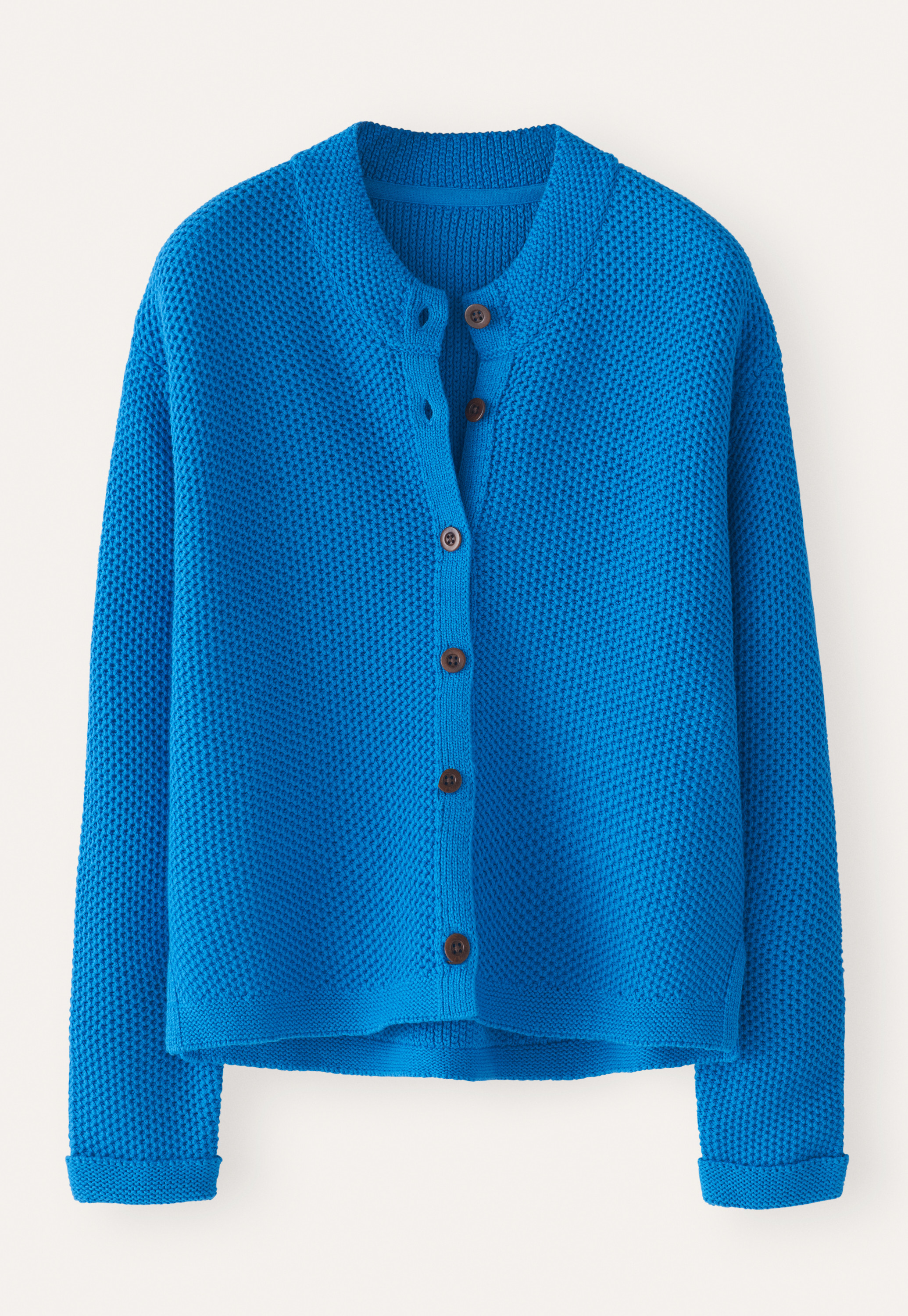Poetry - Cotton basket-stitch cardigan