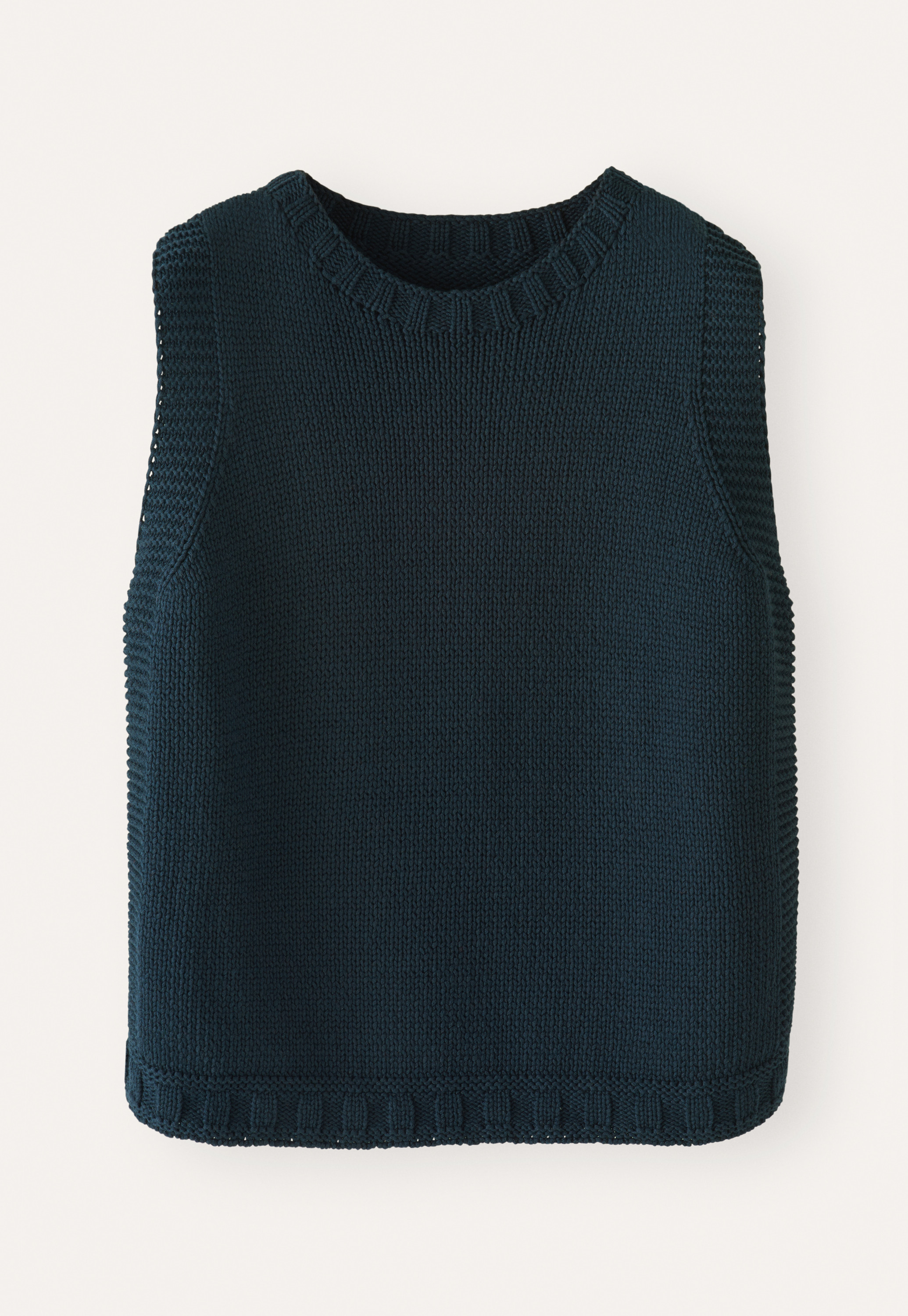 Poetry Cotton sleeveless sweater