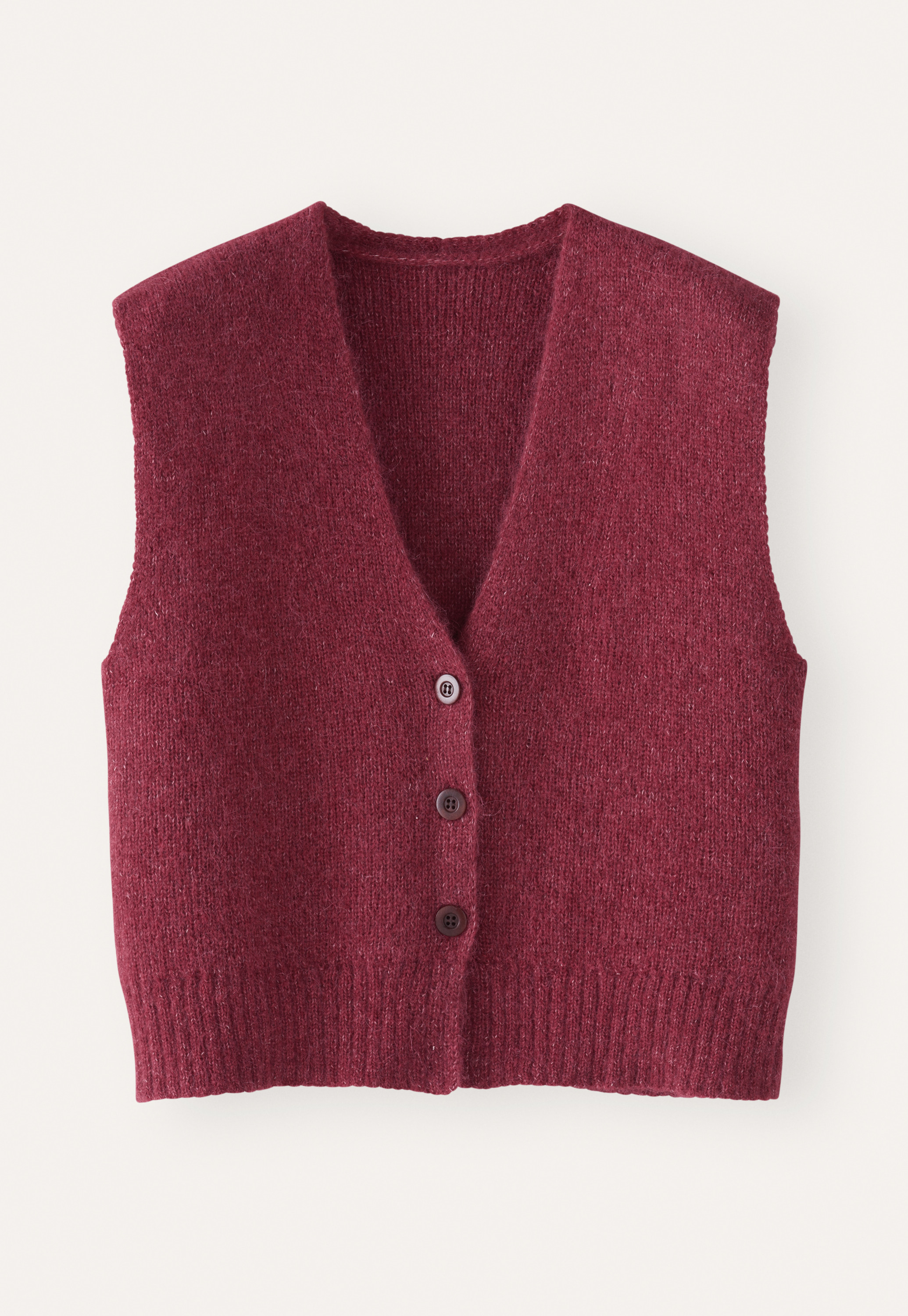 Poetry Alpaca silk knitted waistcoat
