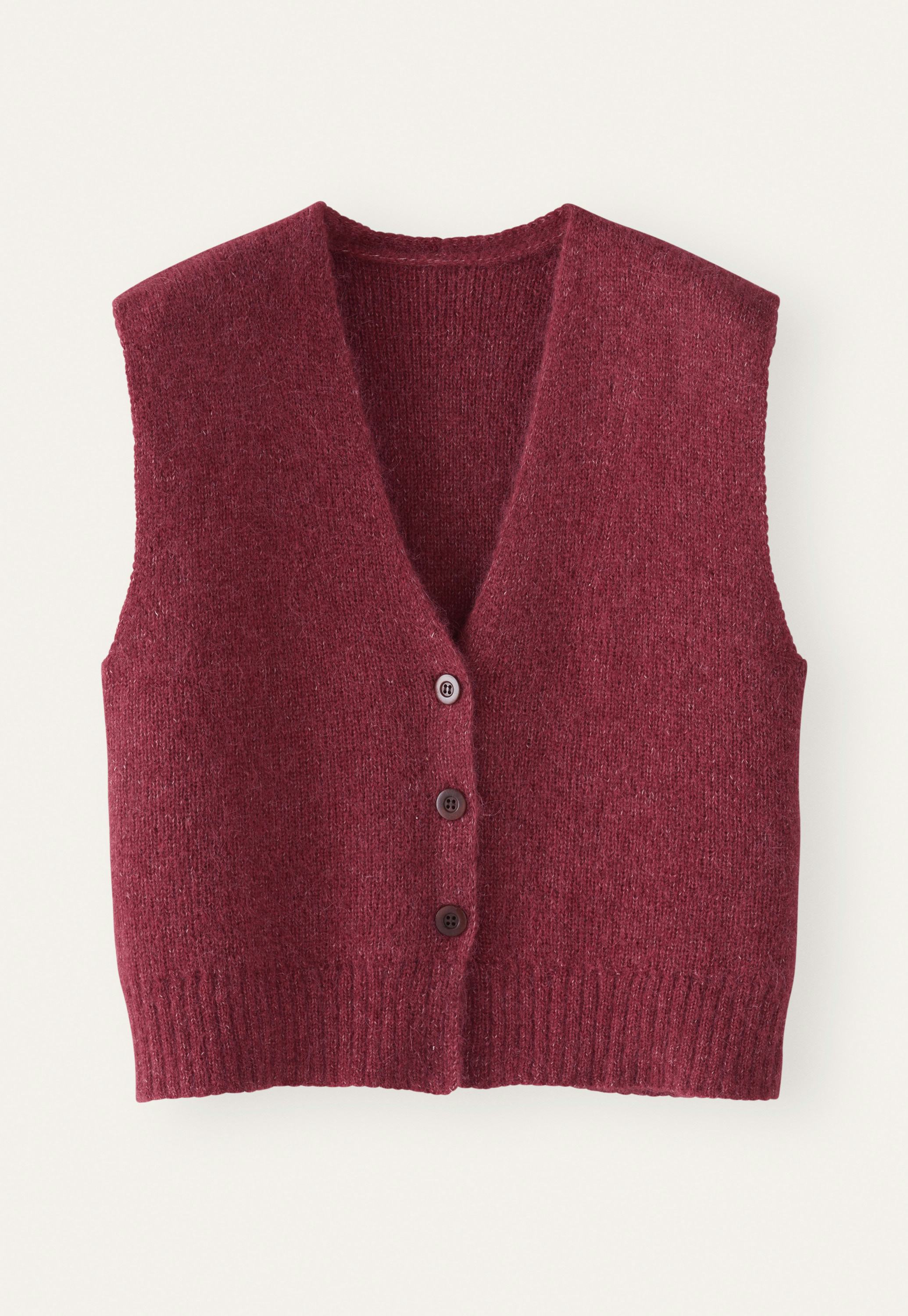Poetry Alpaca silk knitted waistcoat