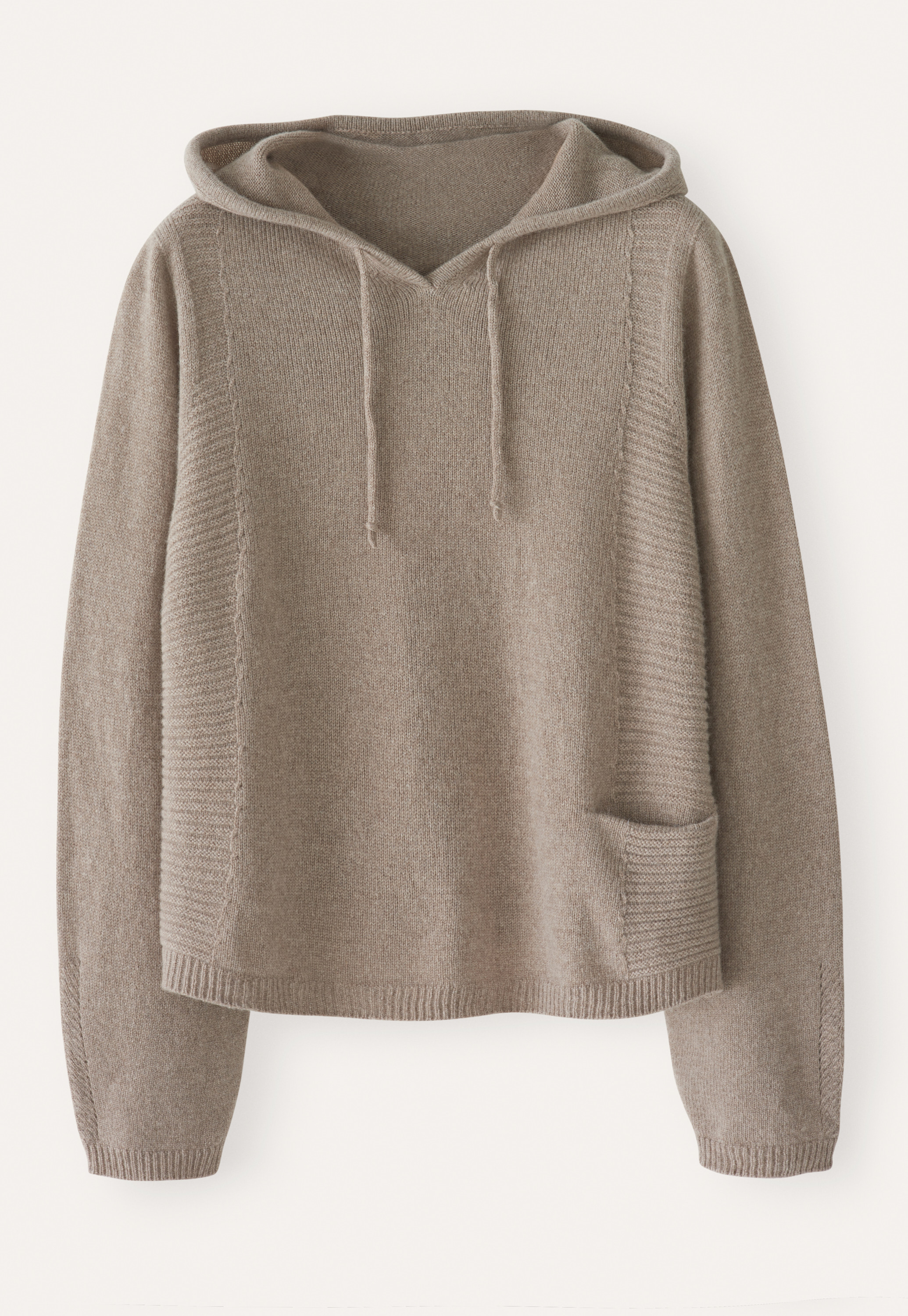Poetry Merino knitted hoodie
