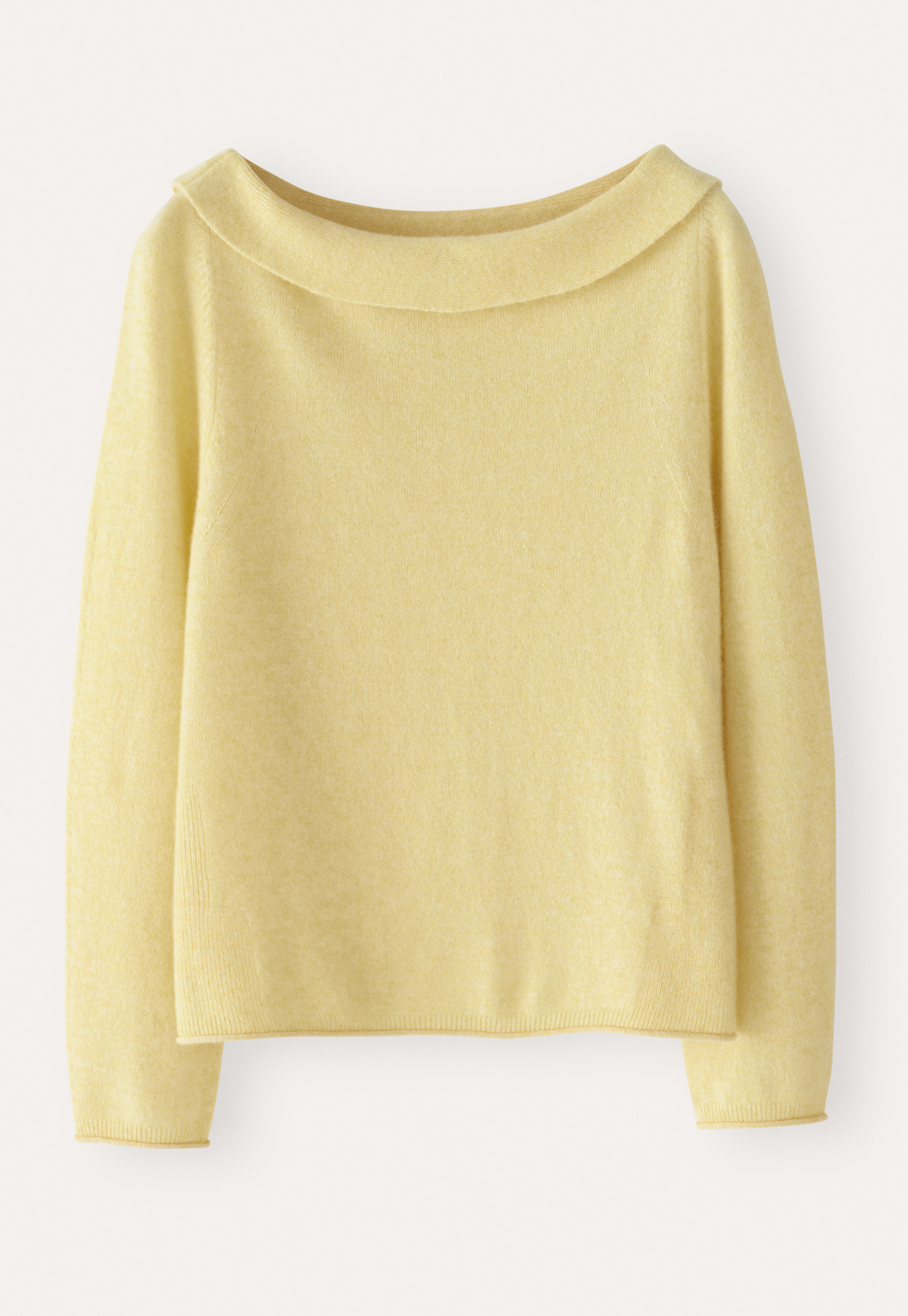 POETRY - Cashmere turn-over boat-neck sweater