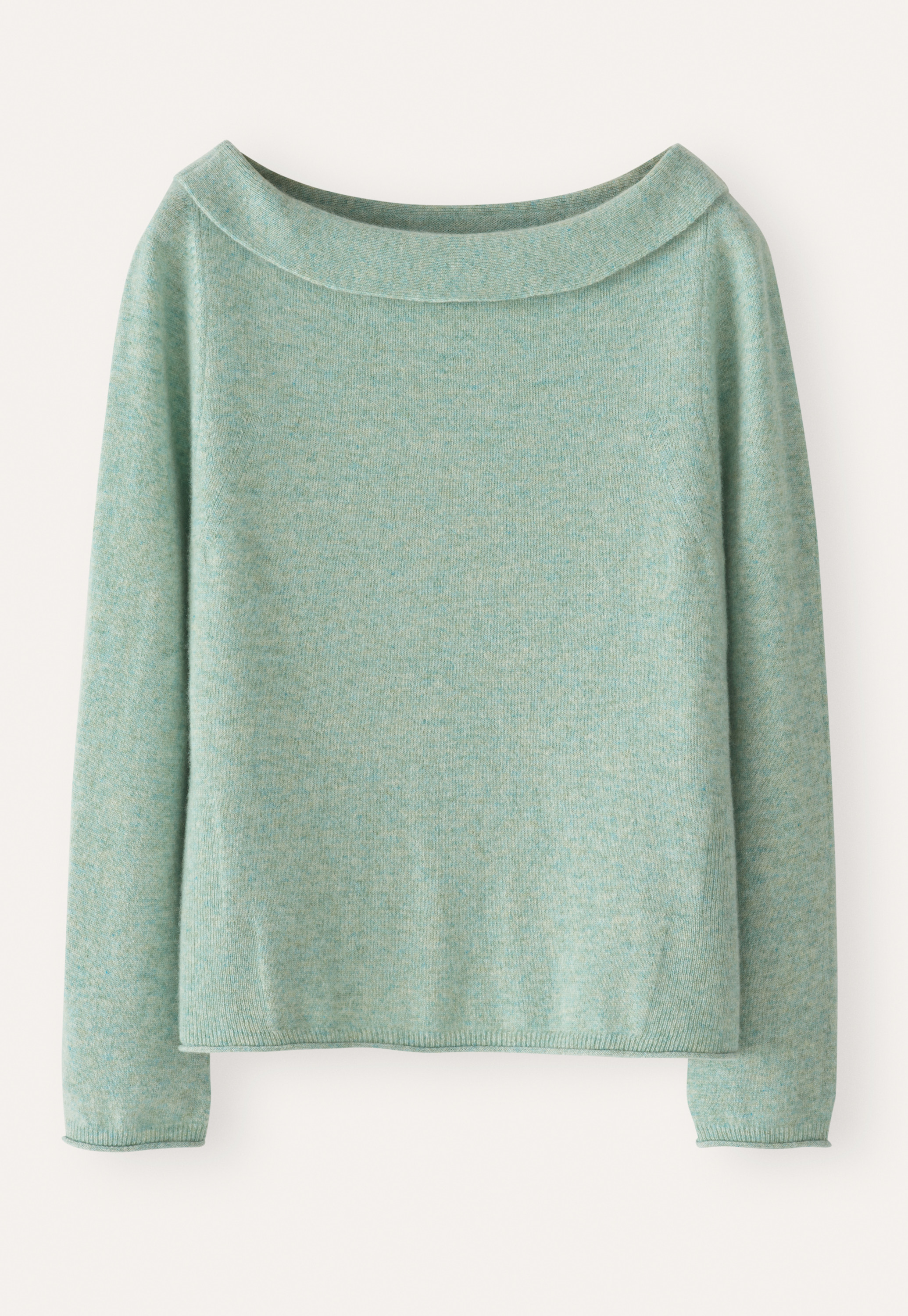 Poetry - Cashmere turn-over boat-neck sweater