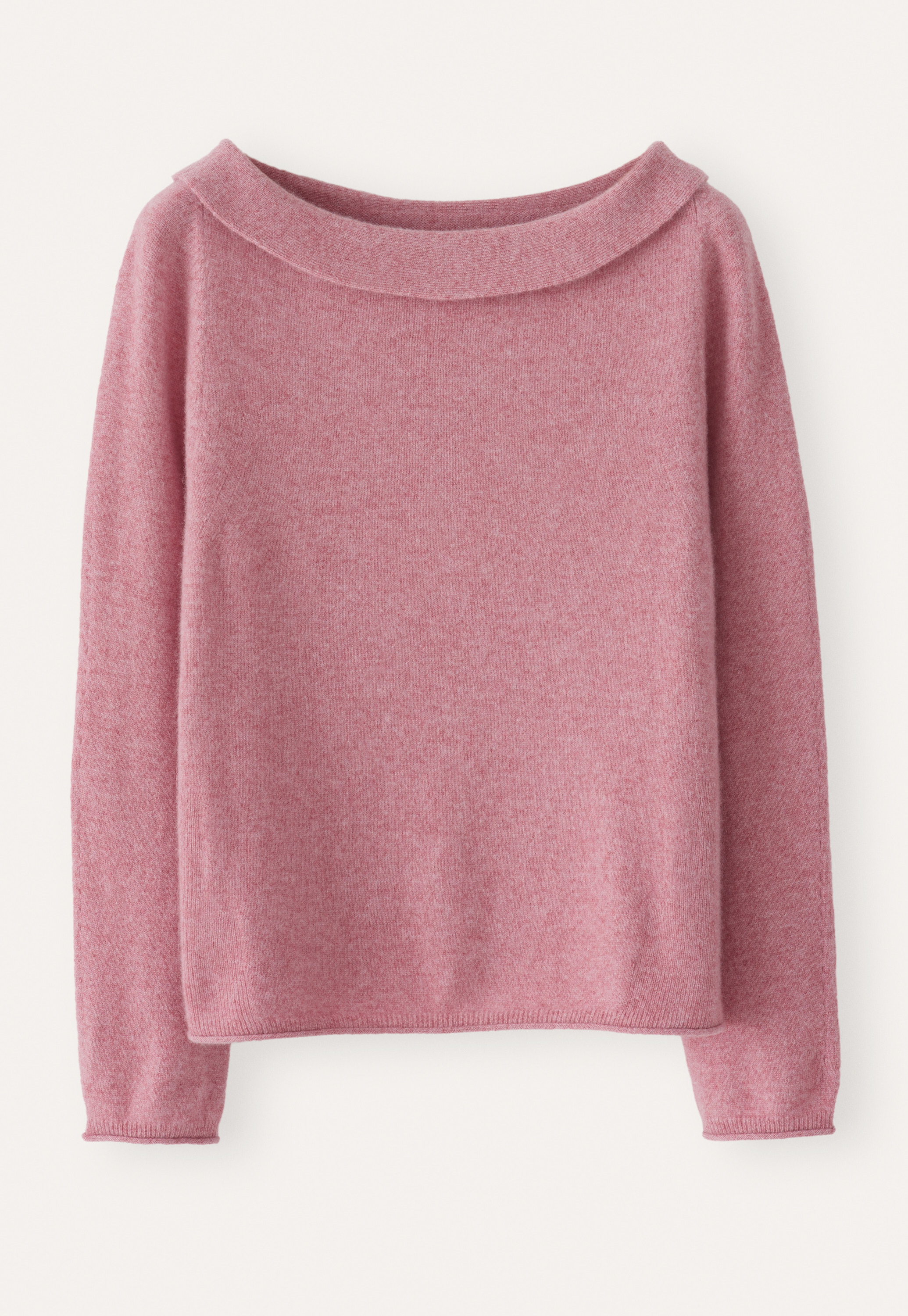 POETRY - Cashmere turn-over boat-neck sweater