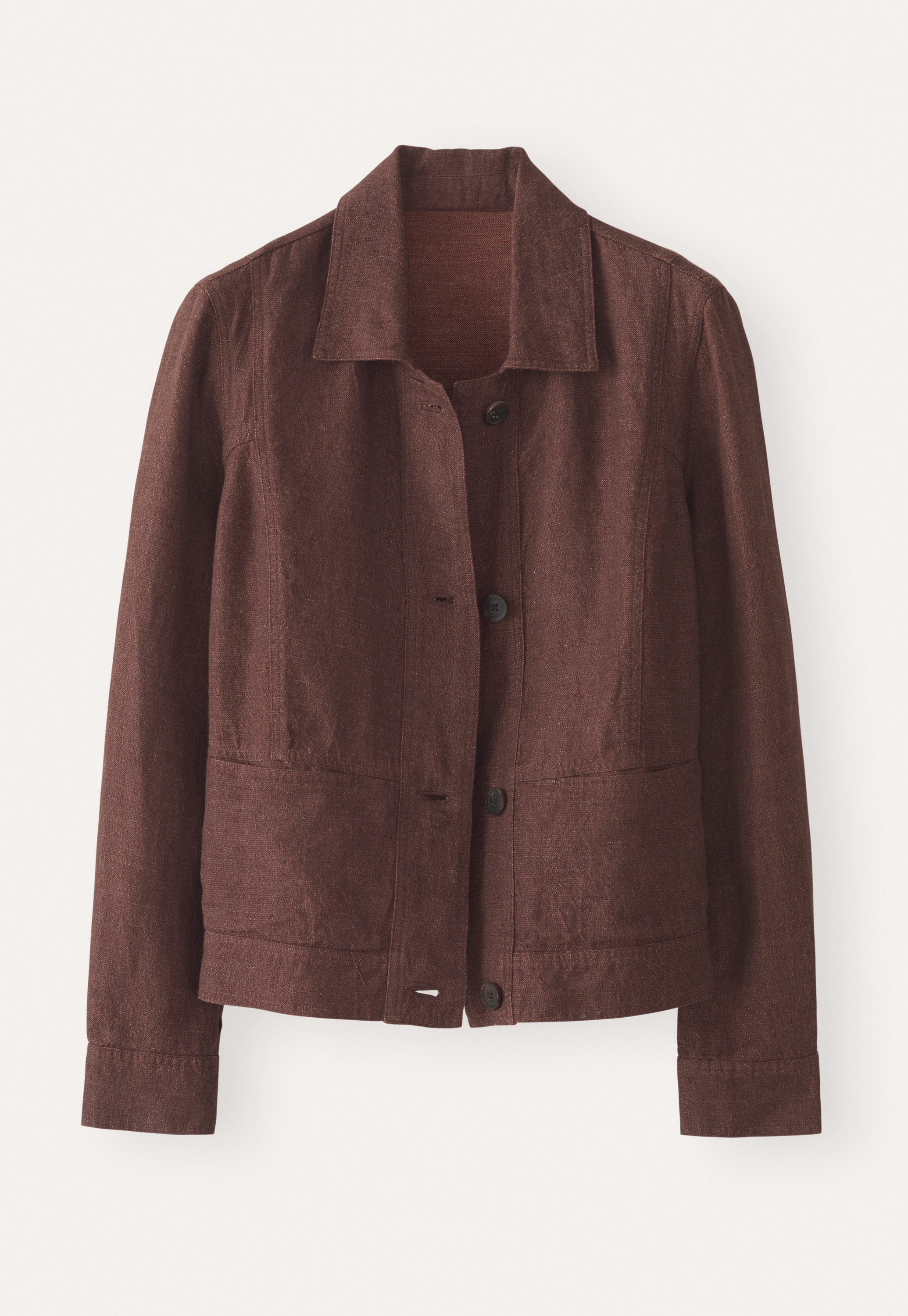 POETRY - Linen & wool boxy jacket