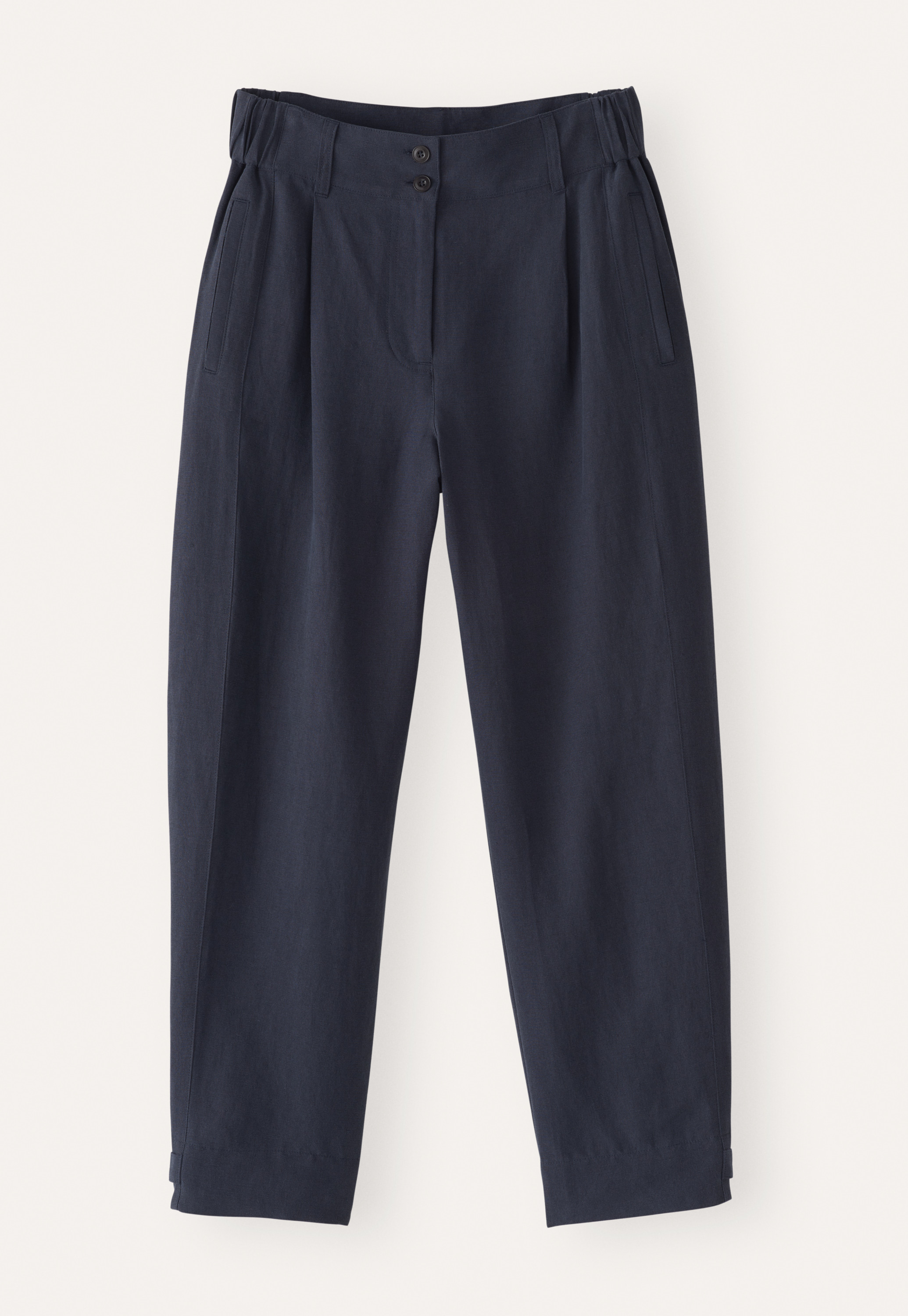 Poetry - Silk & linen side-panel trousers Poetry - Silk & linen side-panel trousers