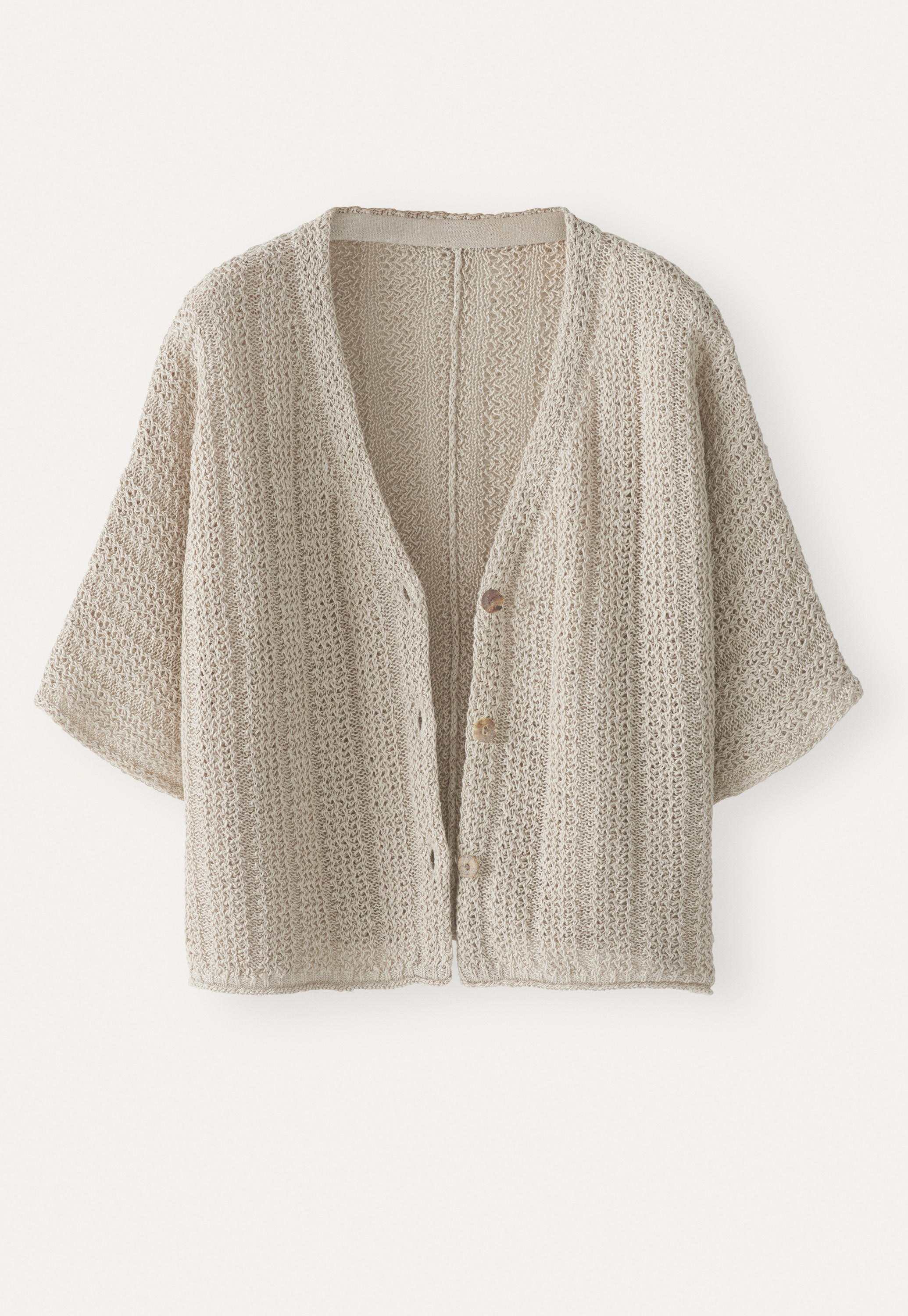 Poetry - Linen tuck-stitch cardigan
