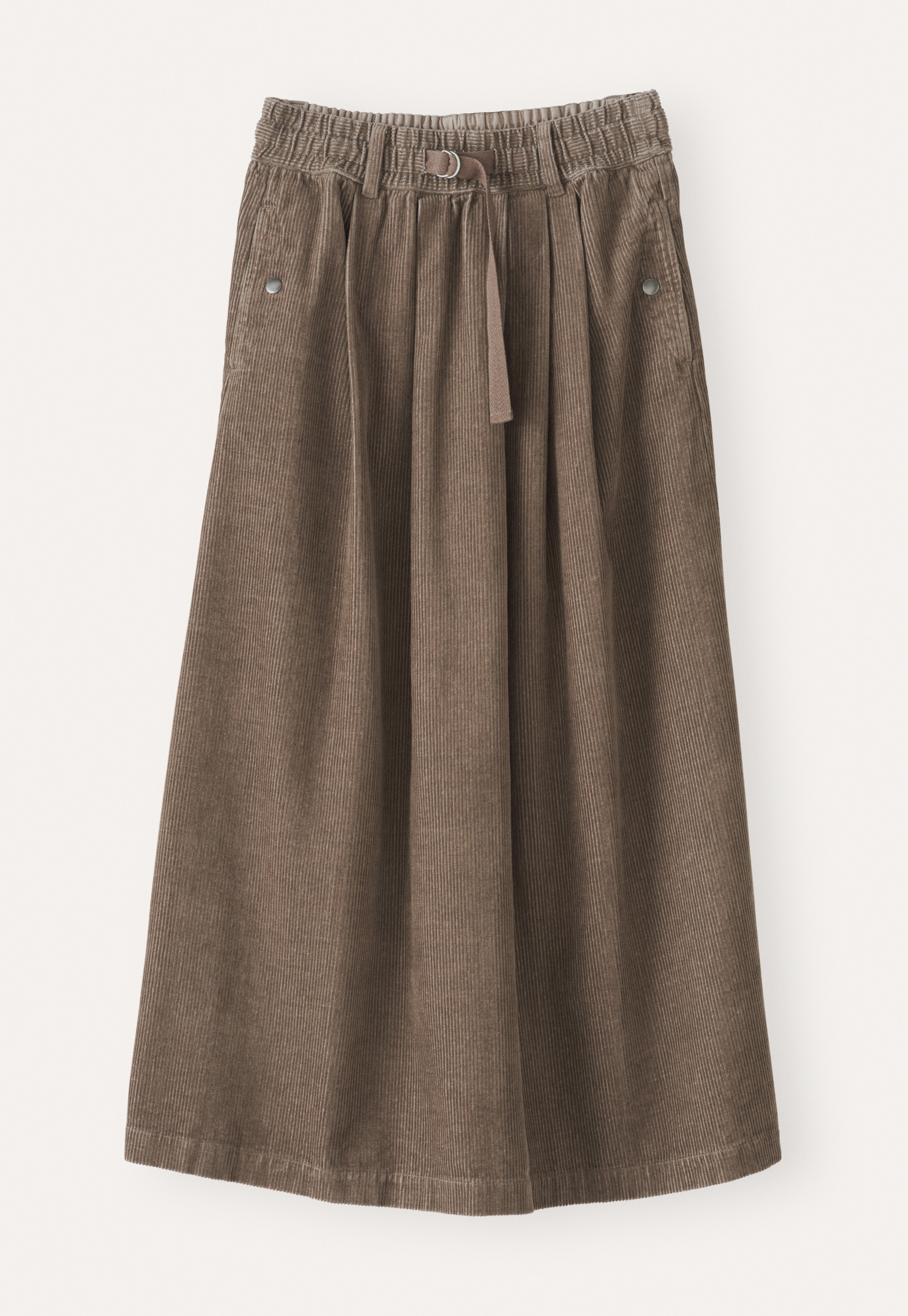 Poetry Cotton cord pull-on skirt