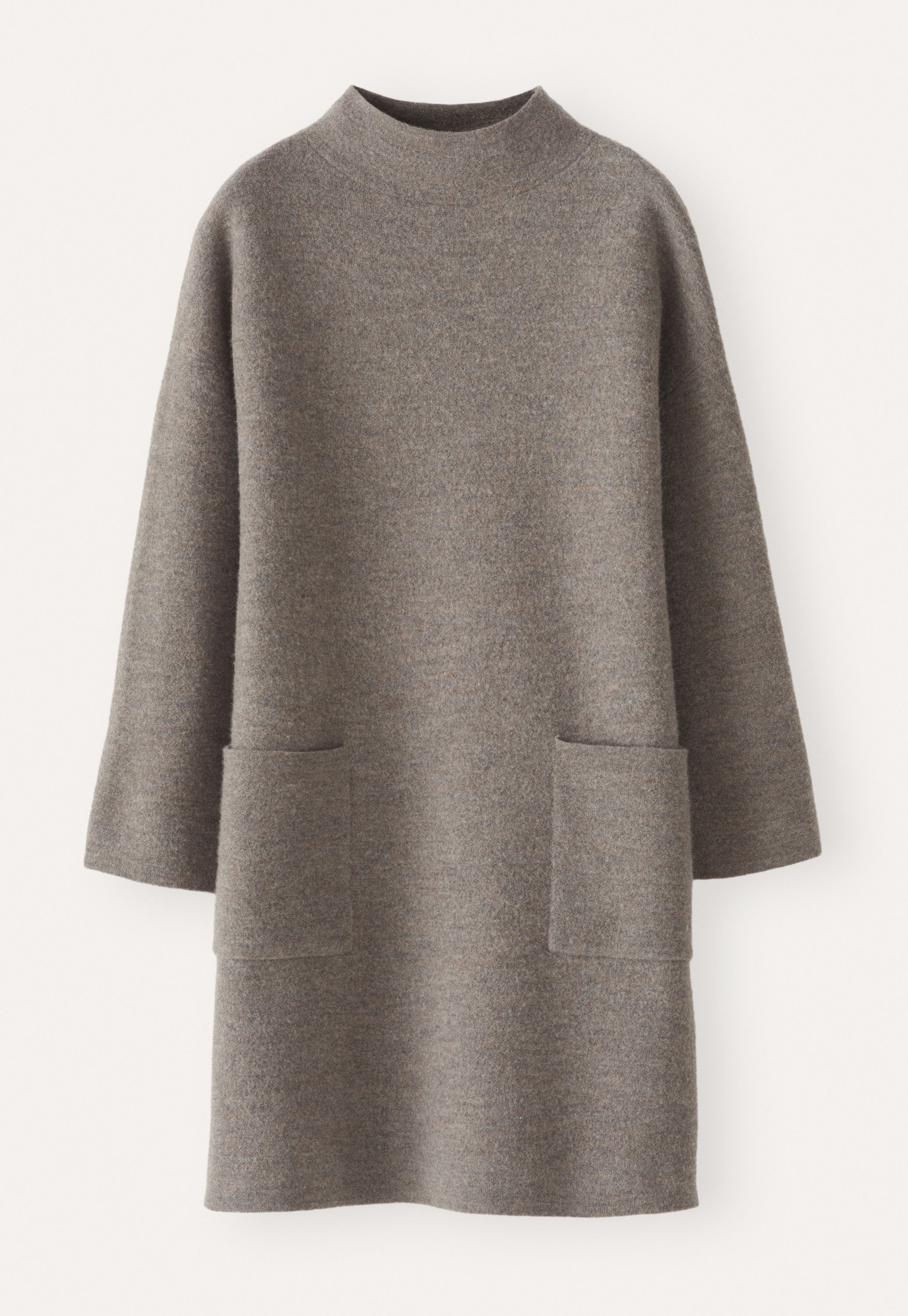 ダルDhal Shetland-Wool sarge Boiled Coat ダルDhal Shetland-Wool sarge Boiled Coat ダルDhal Shetland-Wool