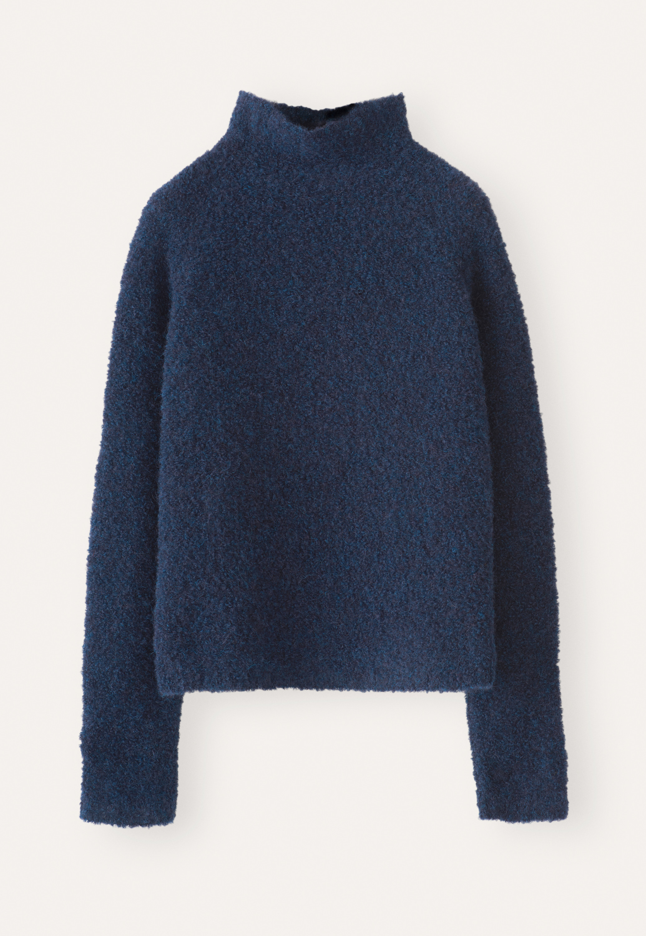 POETRY - Alpaca bouclé funnel-neck sweater