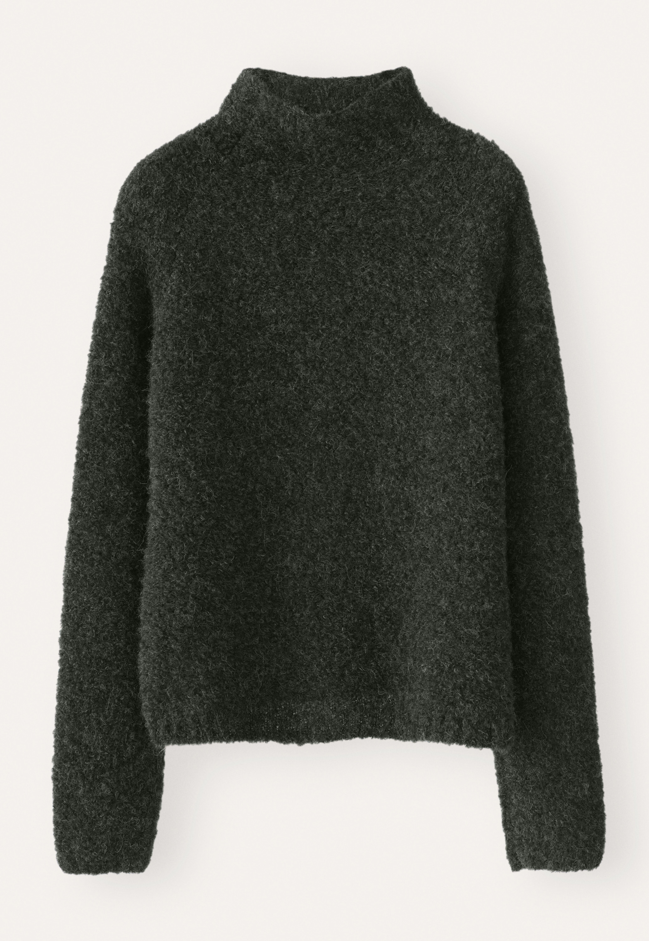 POETRY - Alpaca bouclé funnel-neck sweater