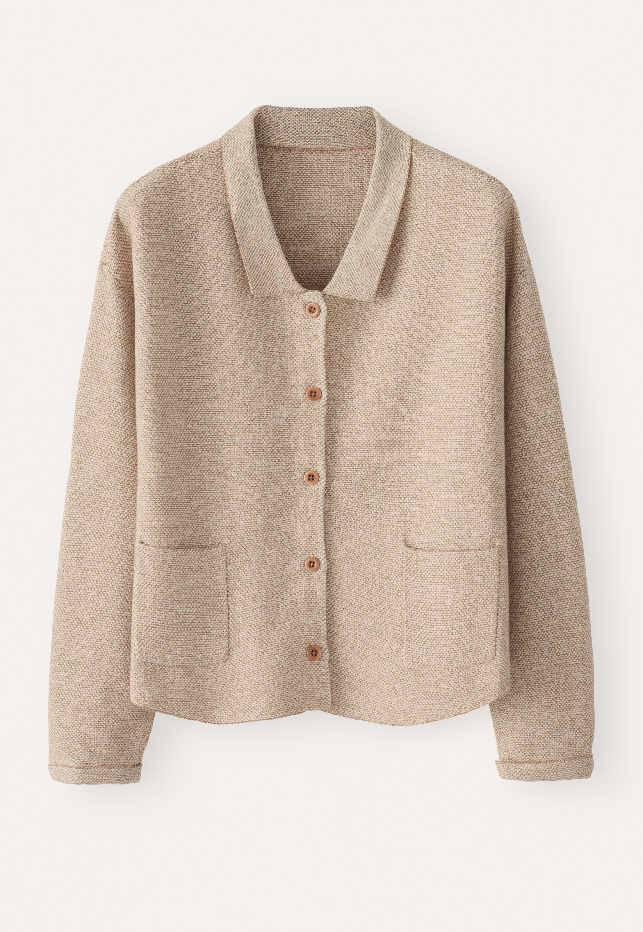 POETRY - Cotton collared cardigan