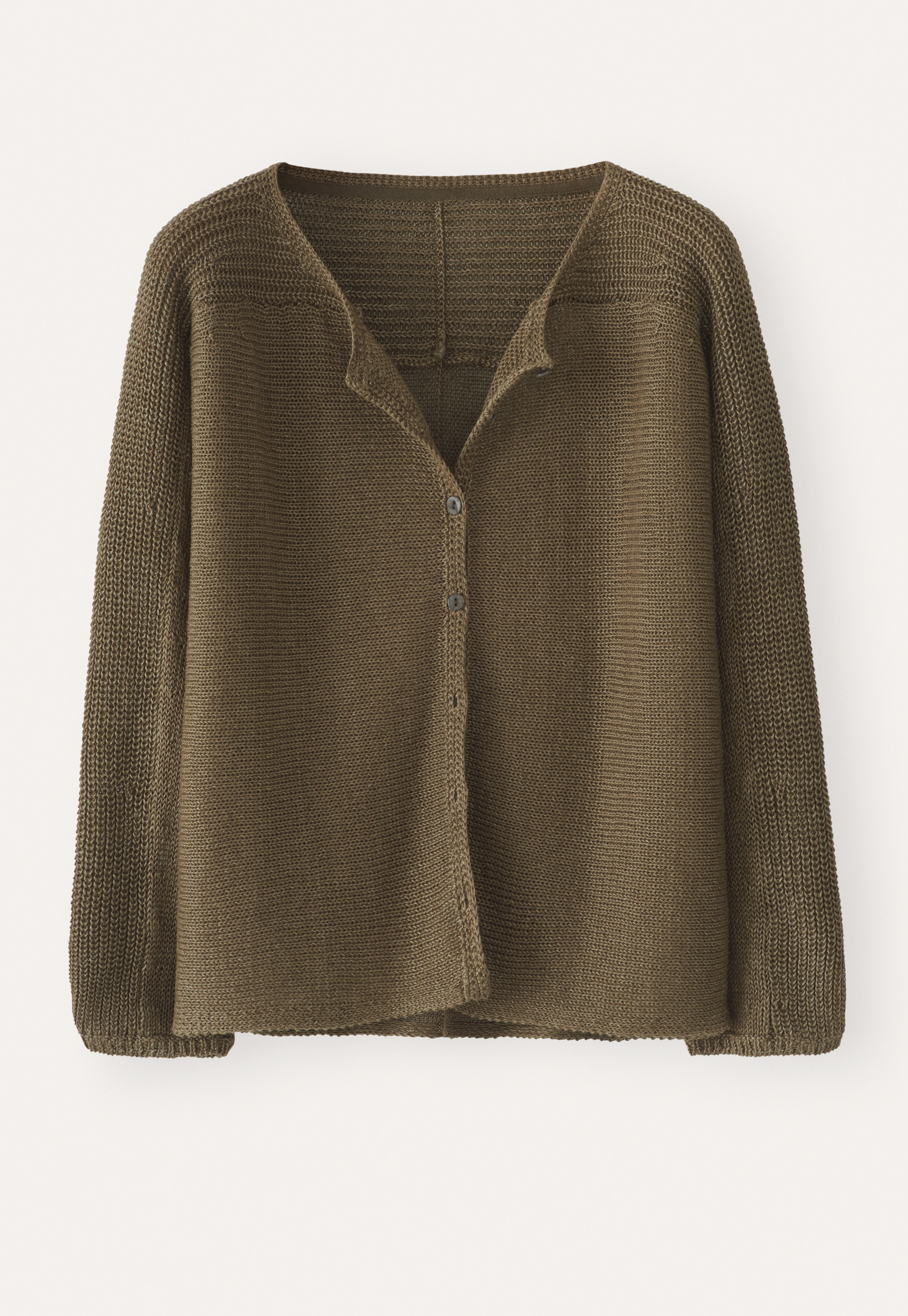 POETRY - Linen dolman-sleeve cardigan