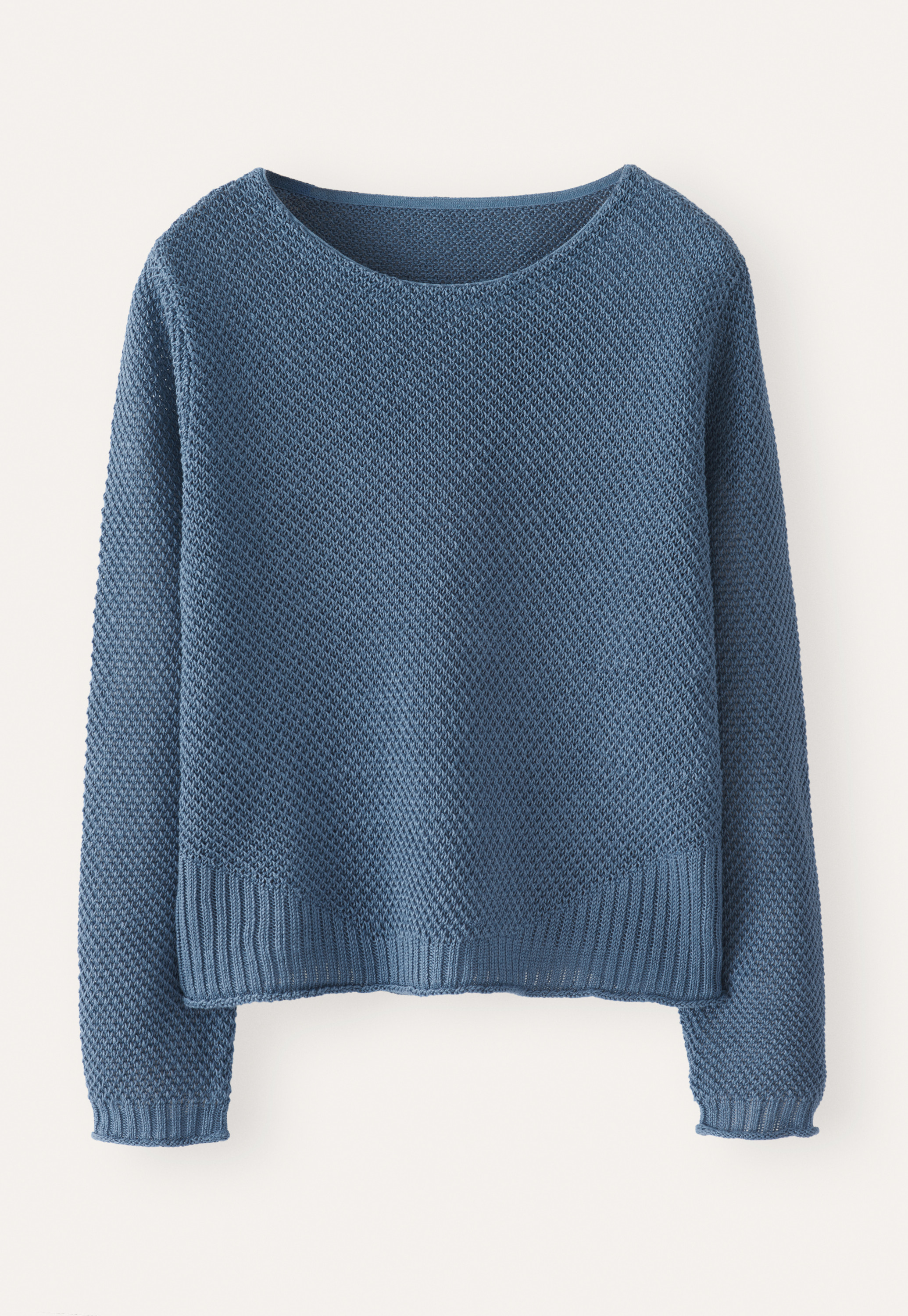 POETRY - Linen moss-stitch sweater