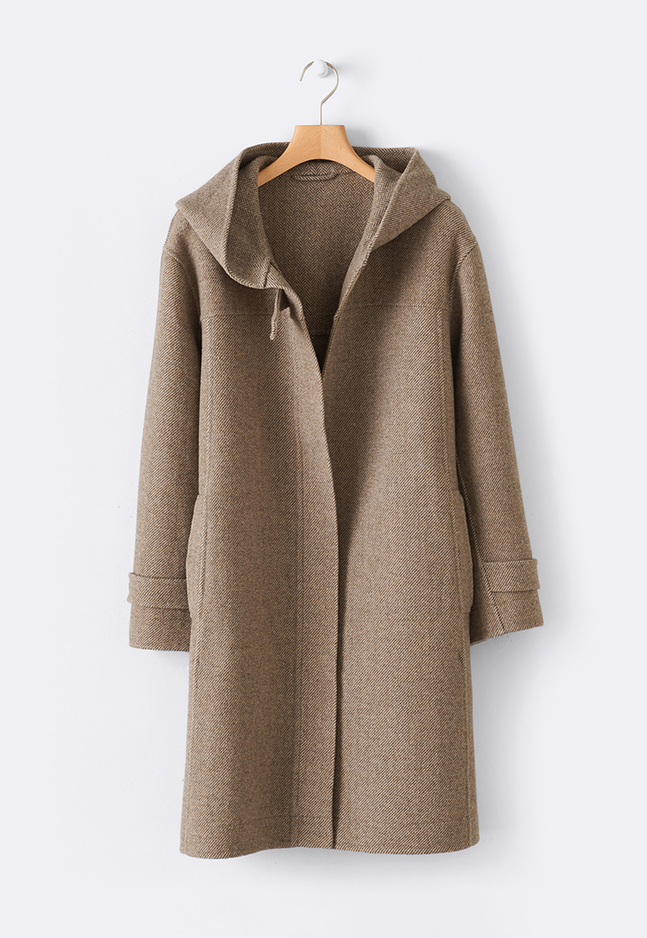 oatmeal wool coat