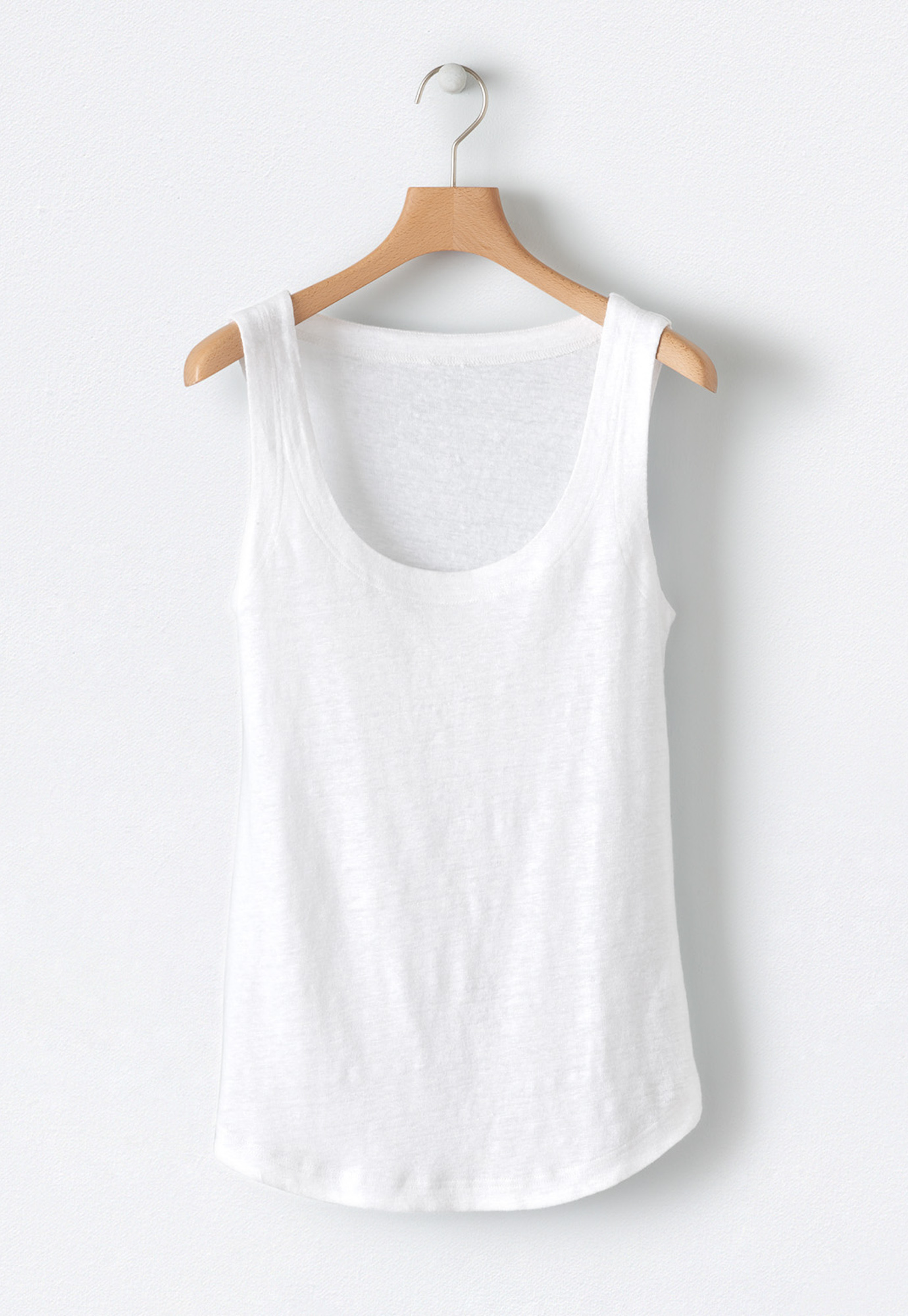 Poetry - Long-line linen jersey vest