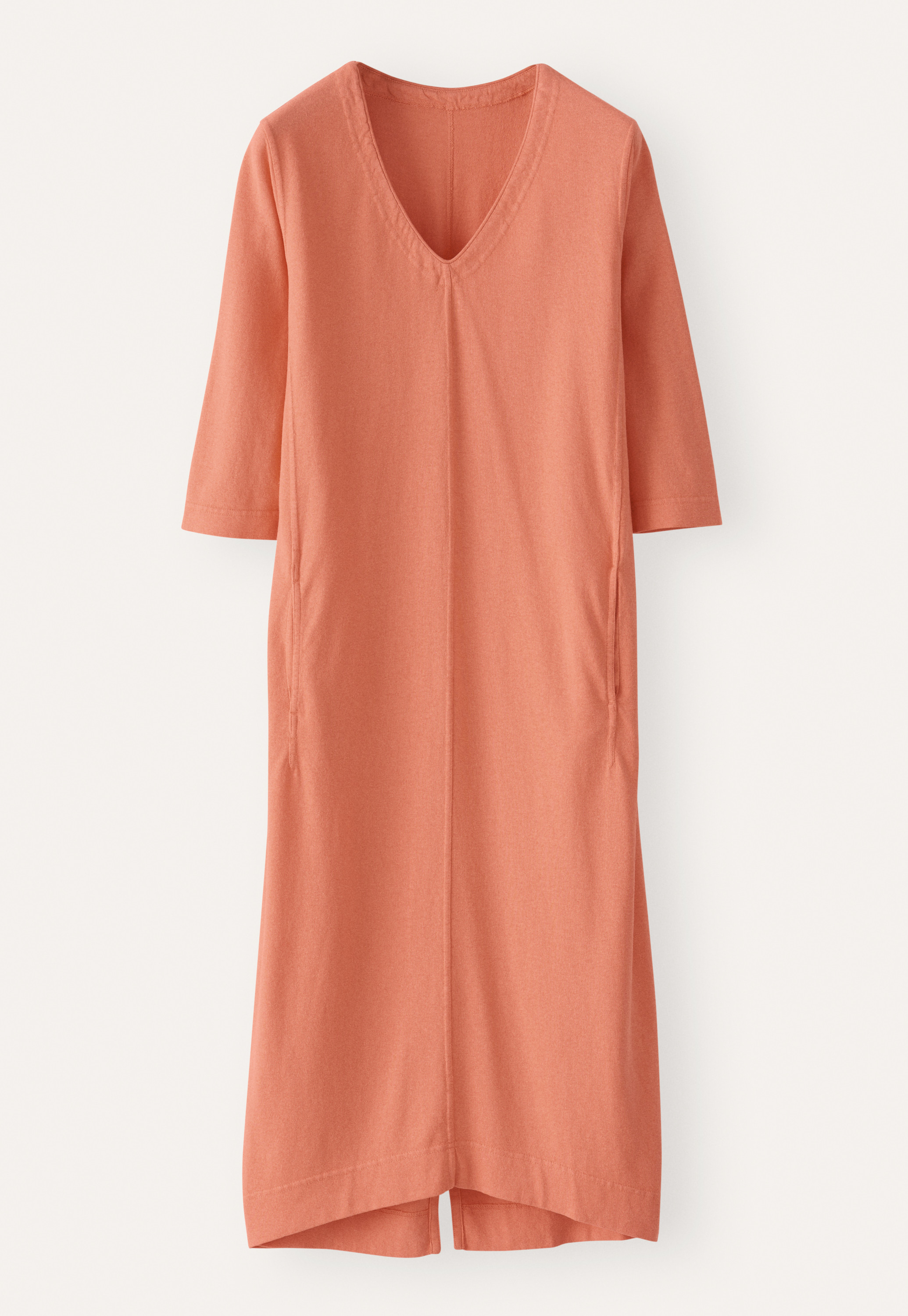 POETRY - Hemp cotton v-neck dress
