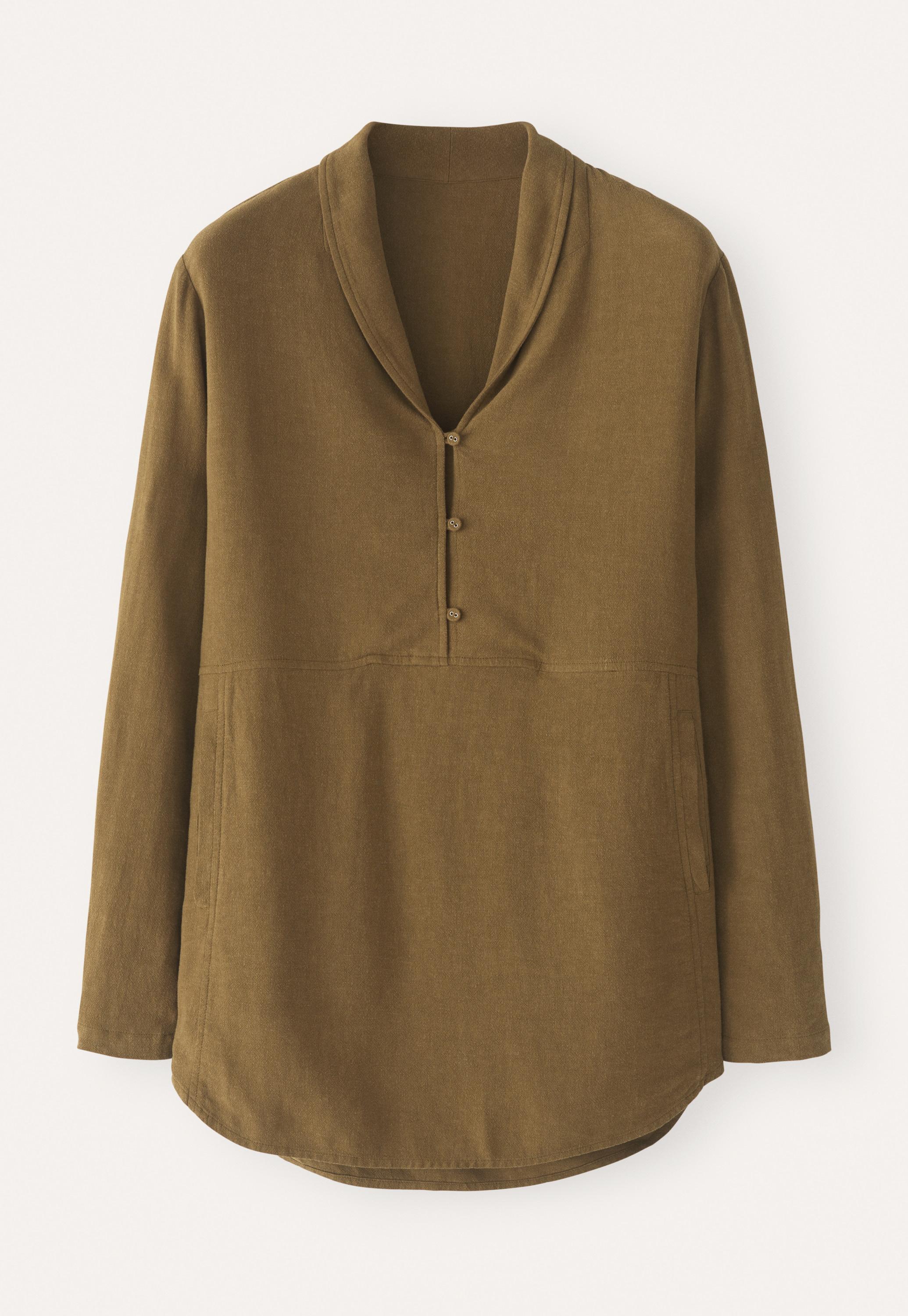 womens shawl collar shirt