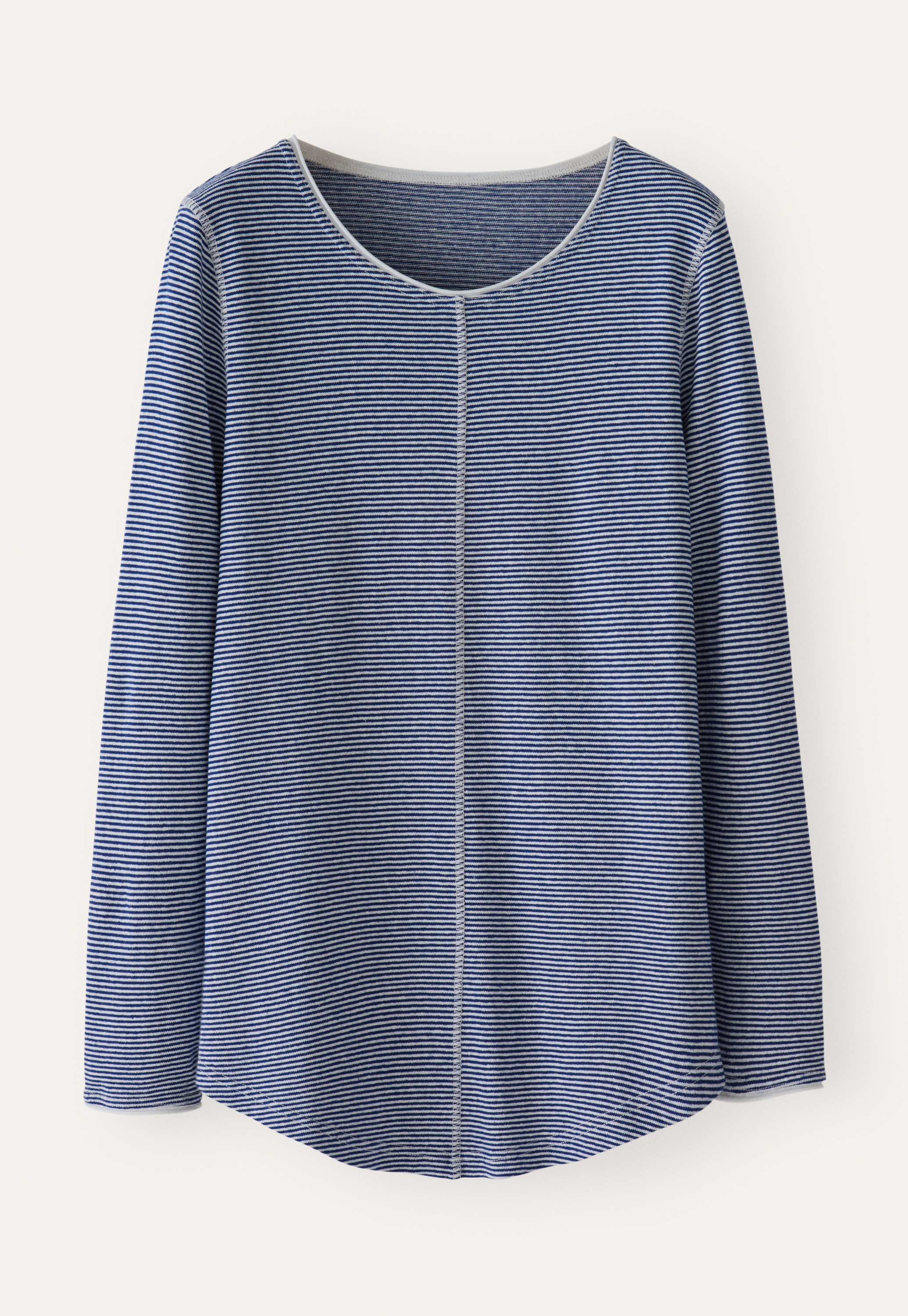 Poetry - Hemp cotton curved hem top