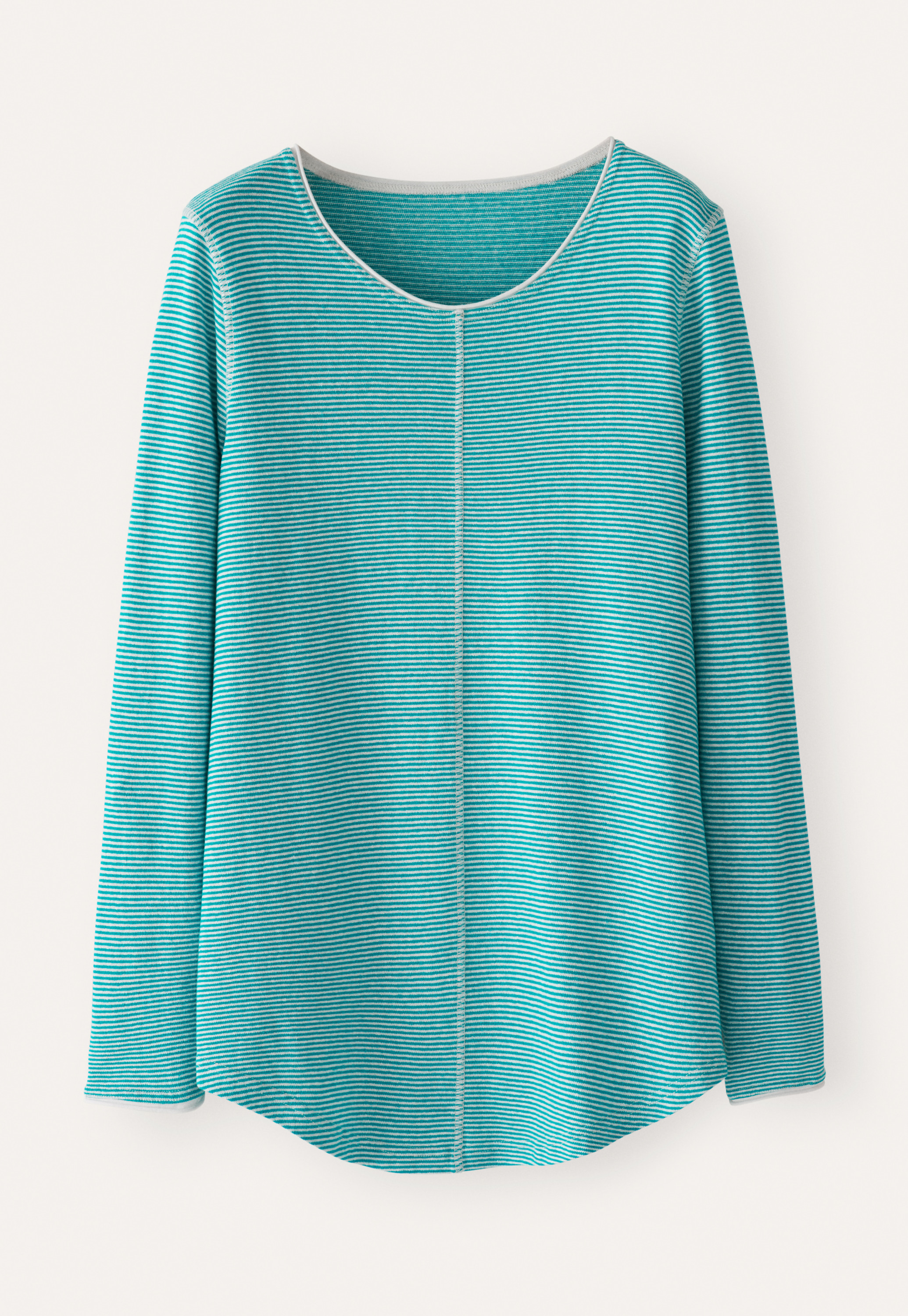 トップス argue organic cotton hemp border t beige Organic cotton T-shirt with dots - Beige - Sz. 40-64