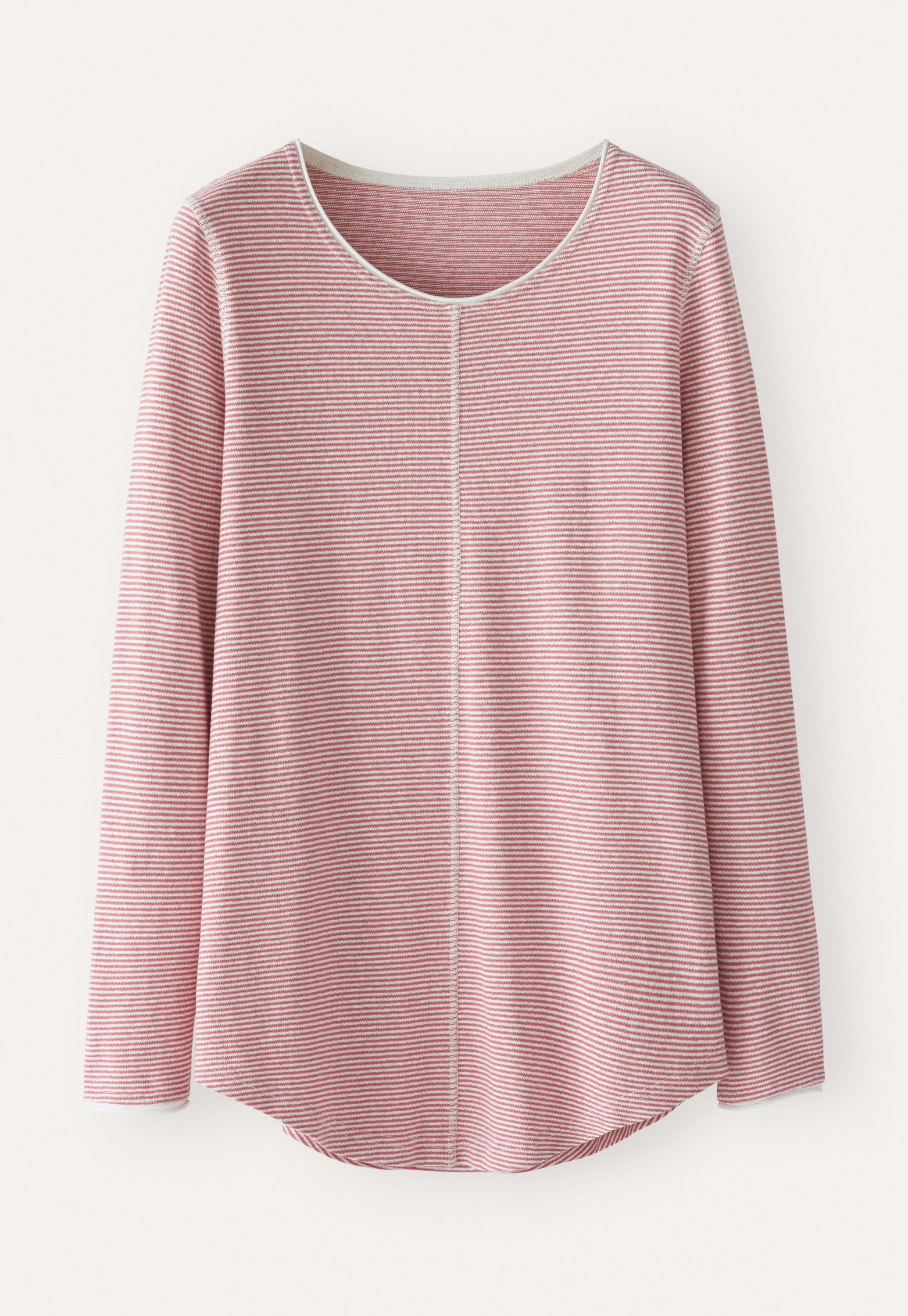 Poetry - Hemp cotton curved hem top