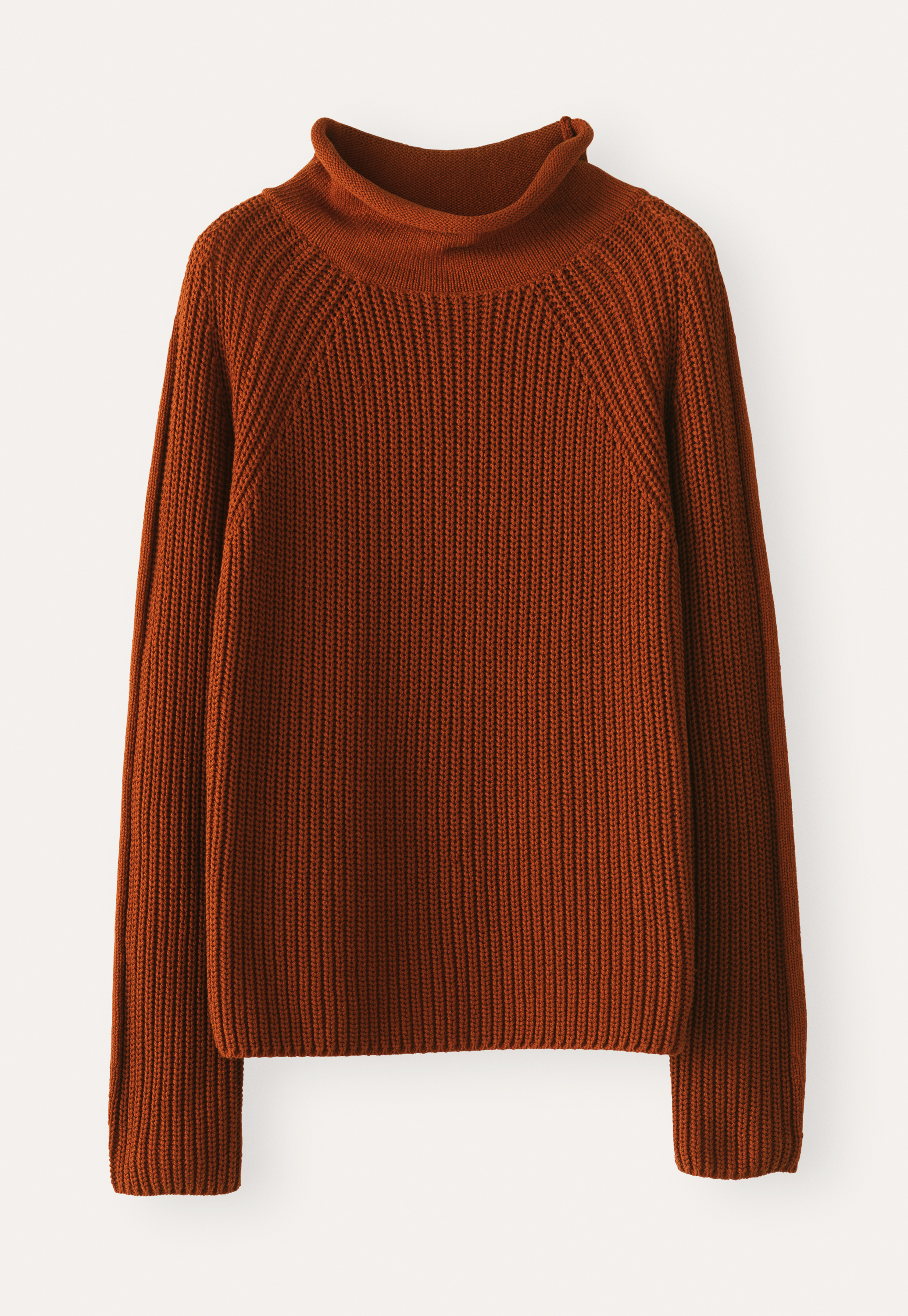 Poetry High-Neck Cotton Sweater