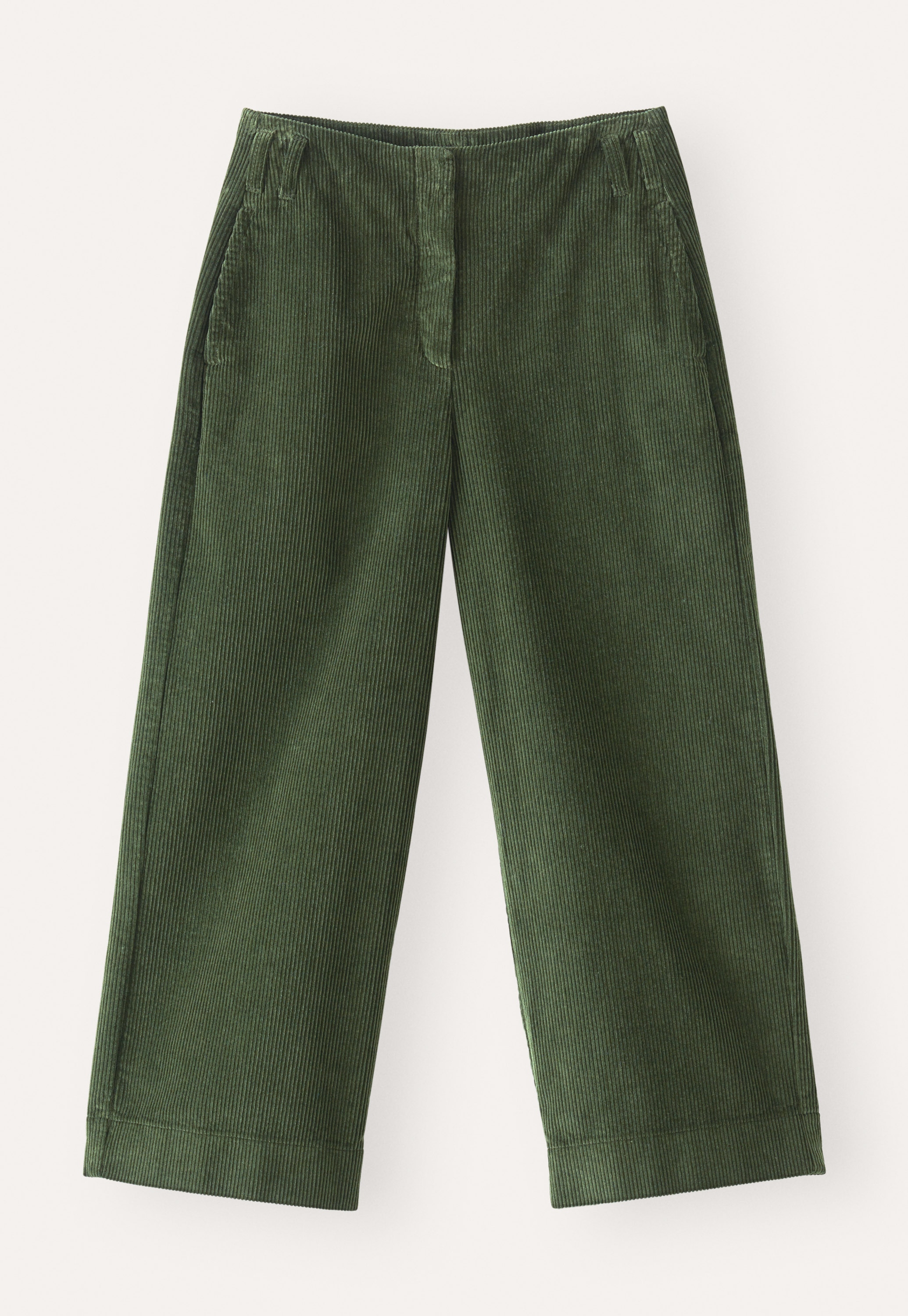 Poetry - Wide-leg cropped cord trousers