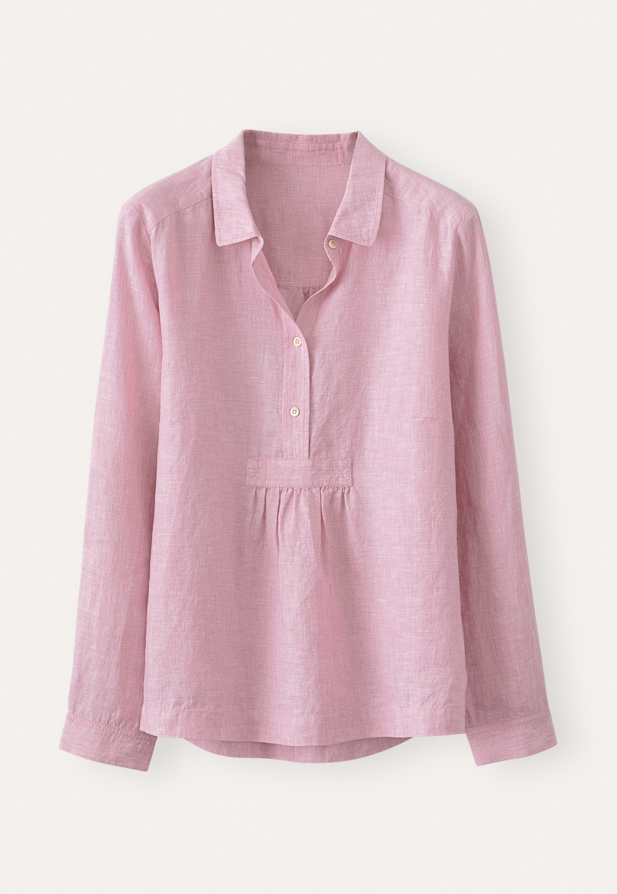 Poetry - Short placket linen shirt