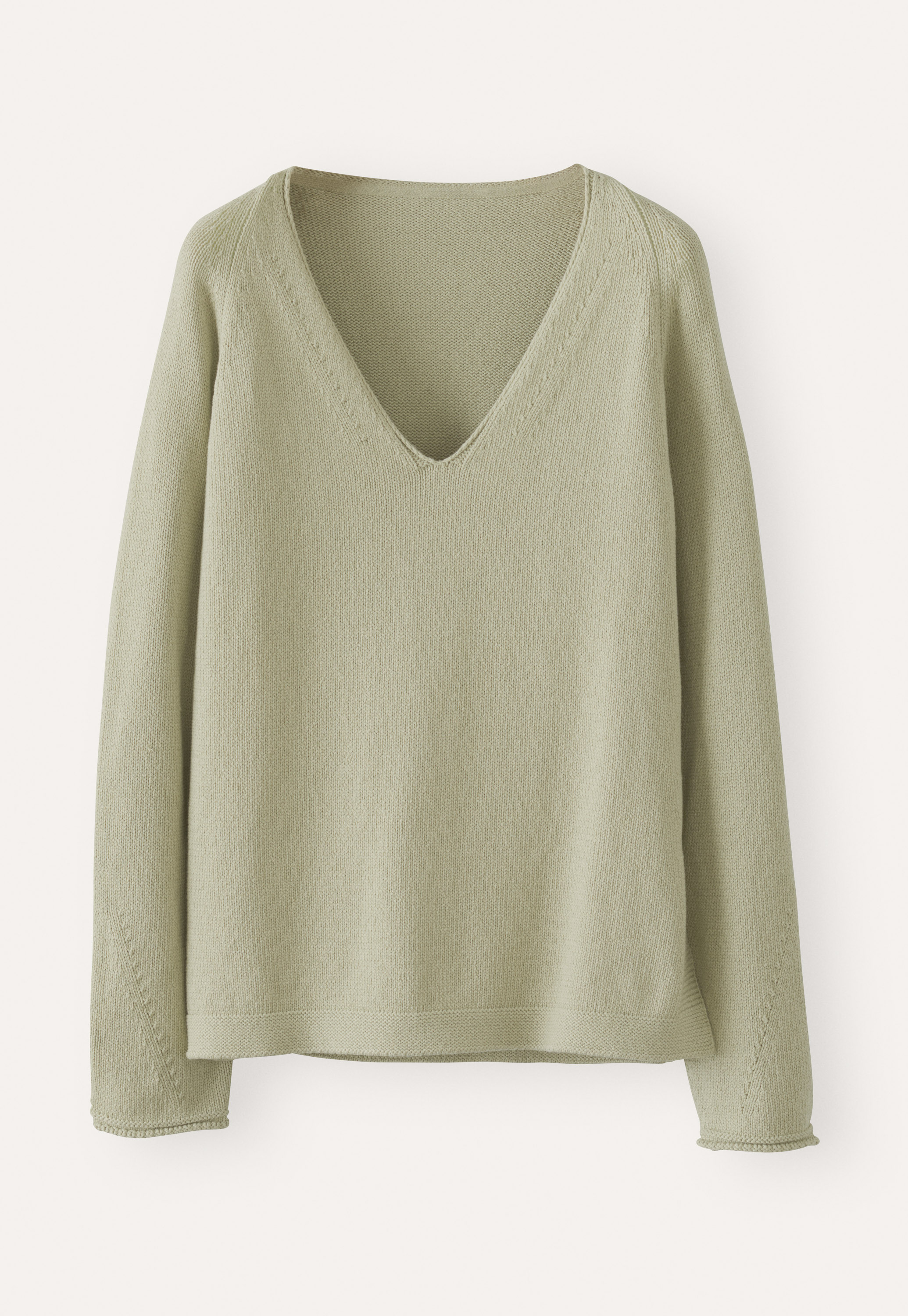 Poetry - Cotton v-neck sweater