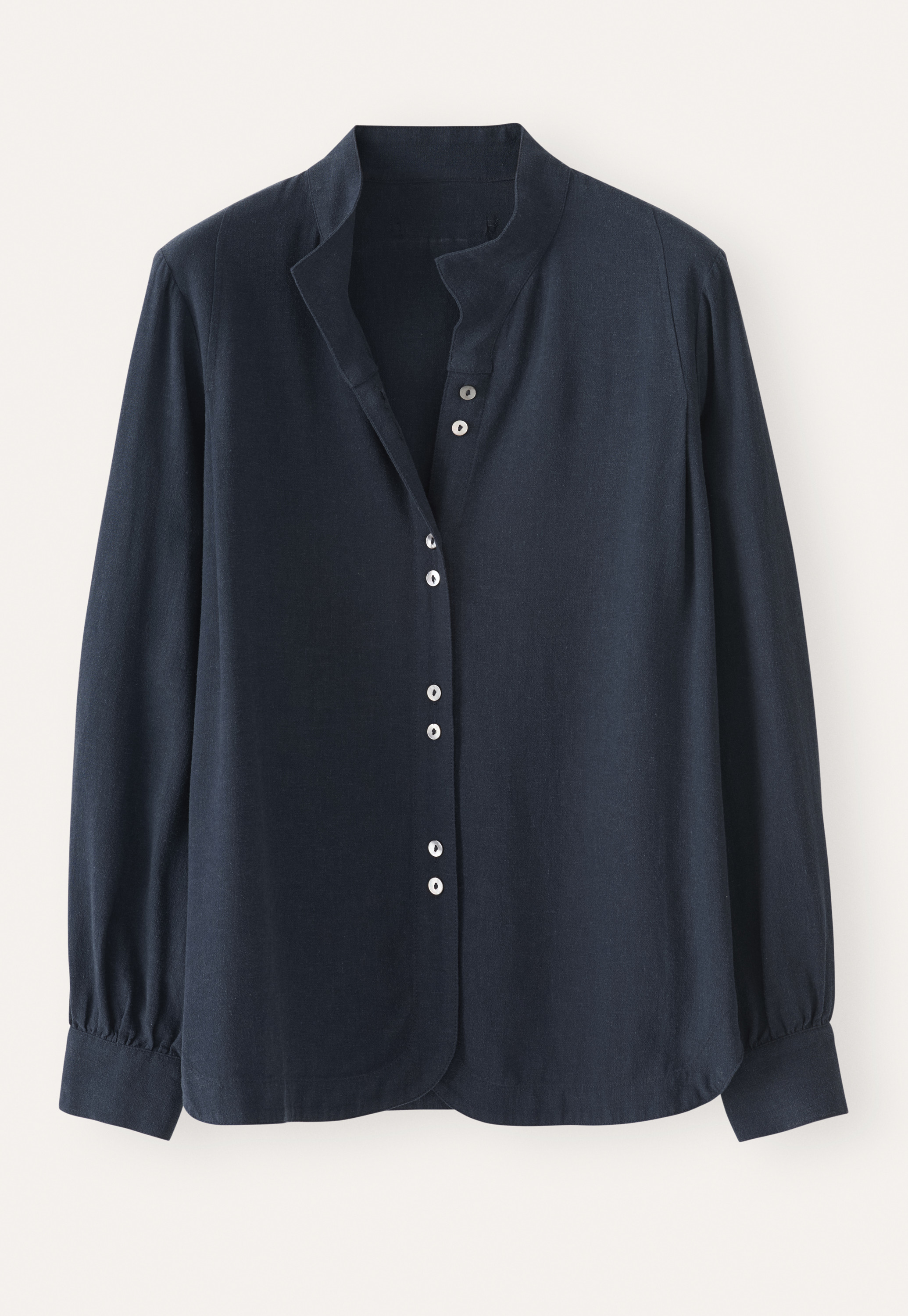 POETRY - Viscose funnel-neck blouse