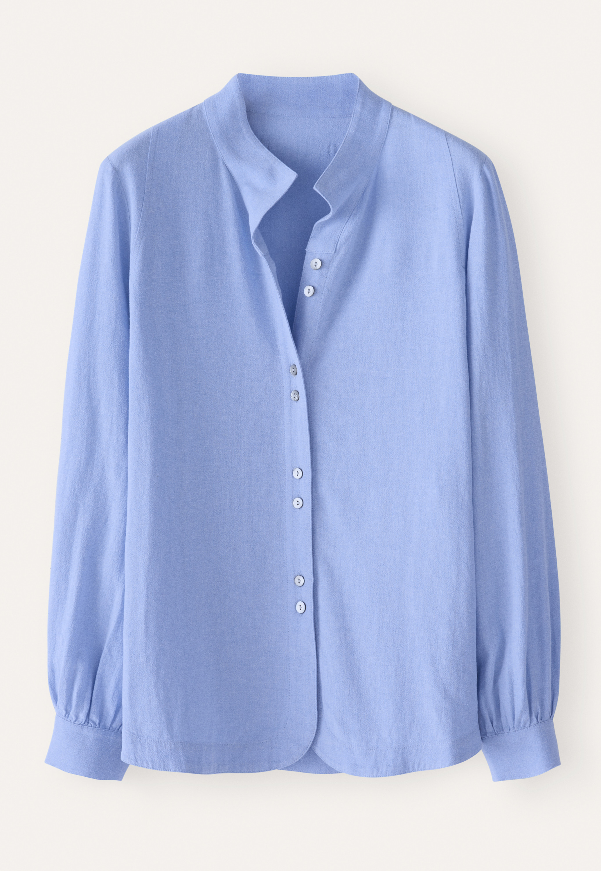 POETRY - Viscose funnel-neck blouse