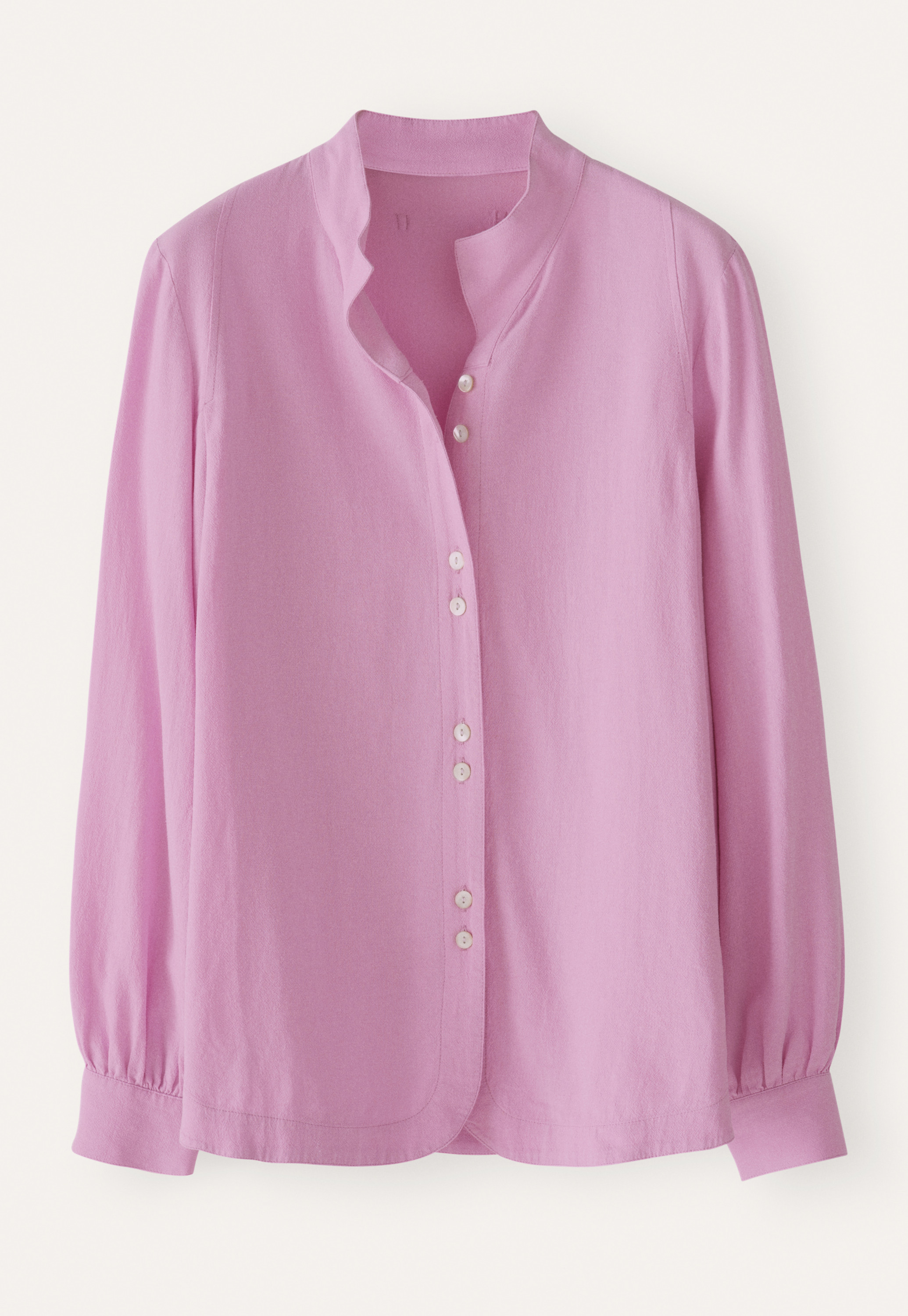 POETRY - Viscose funnel-neck blouse
