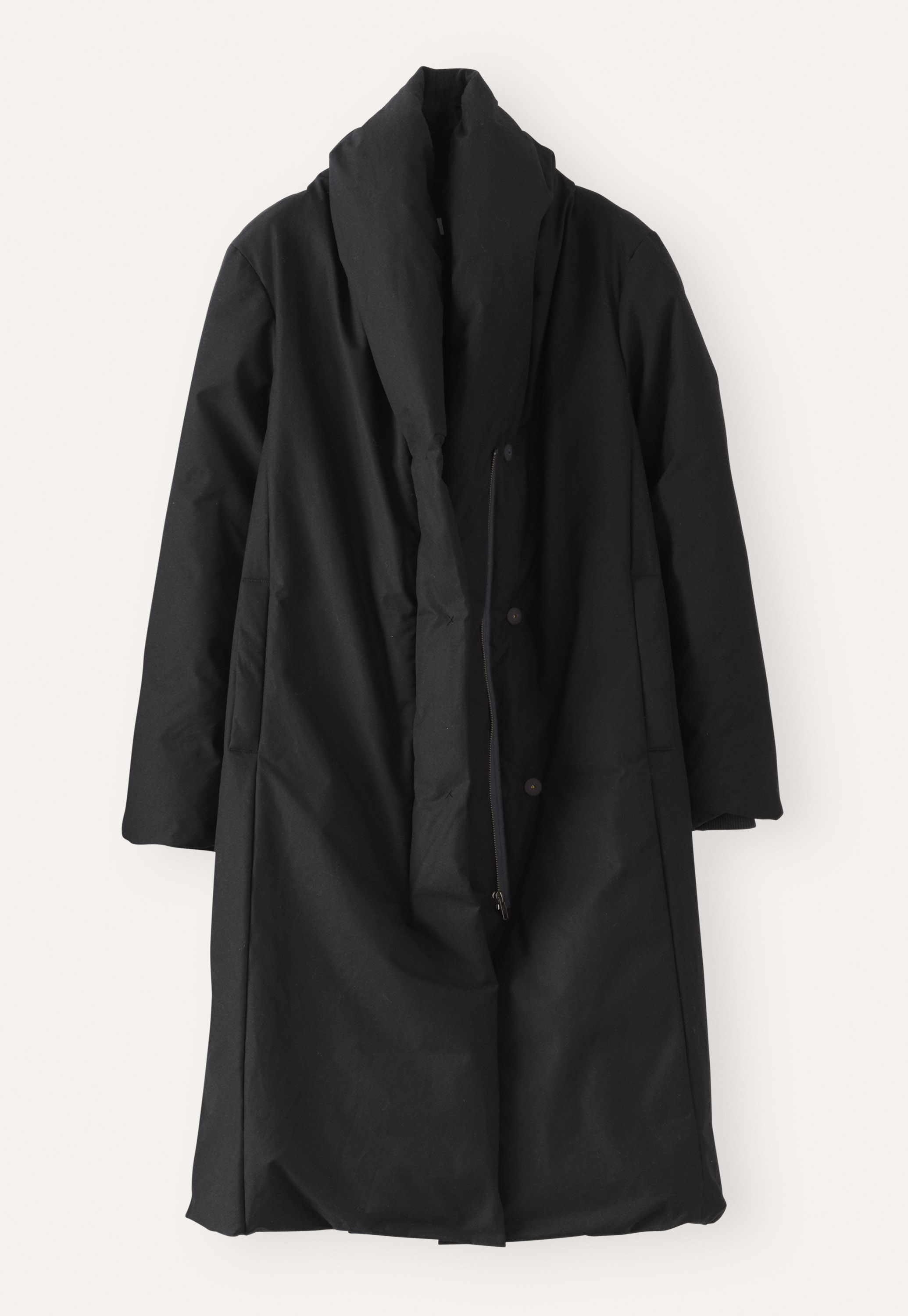 poetry shawl collar puffer coat