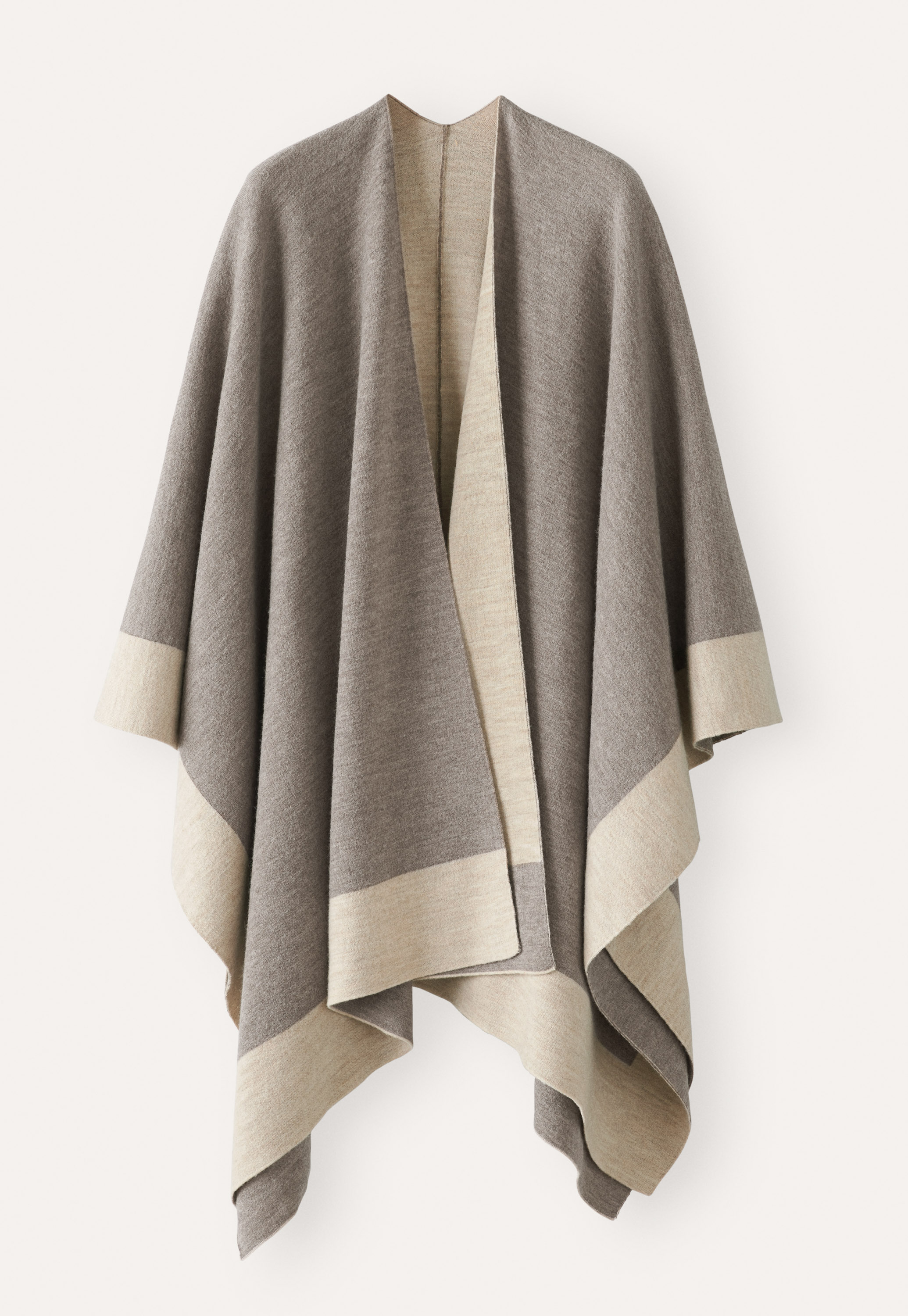 boiled wool cape