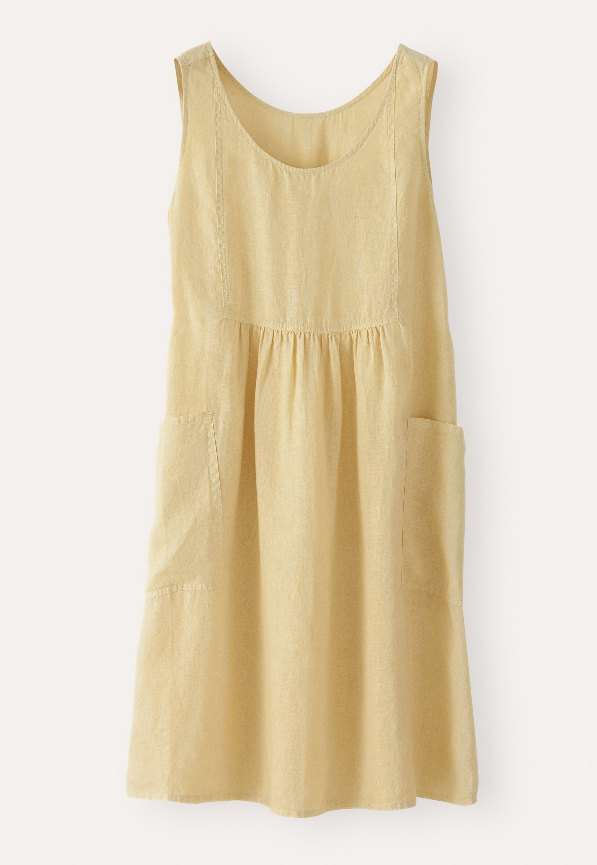 POETRY - Sleeveless linen dress