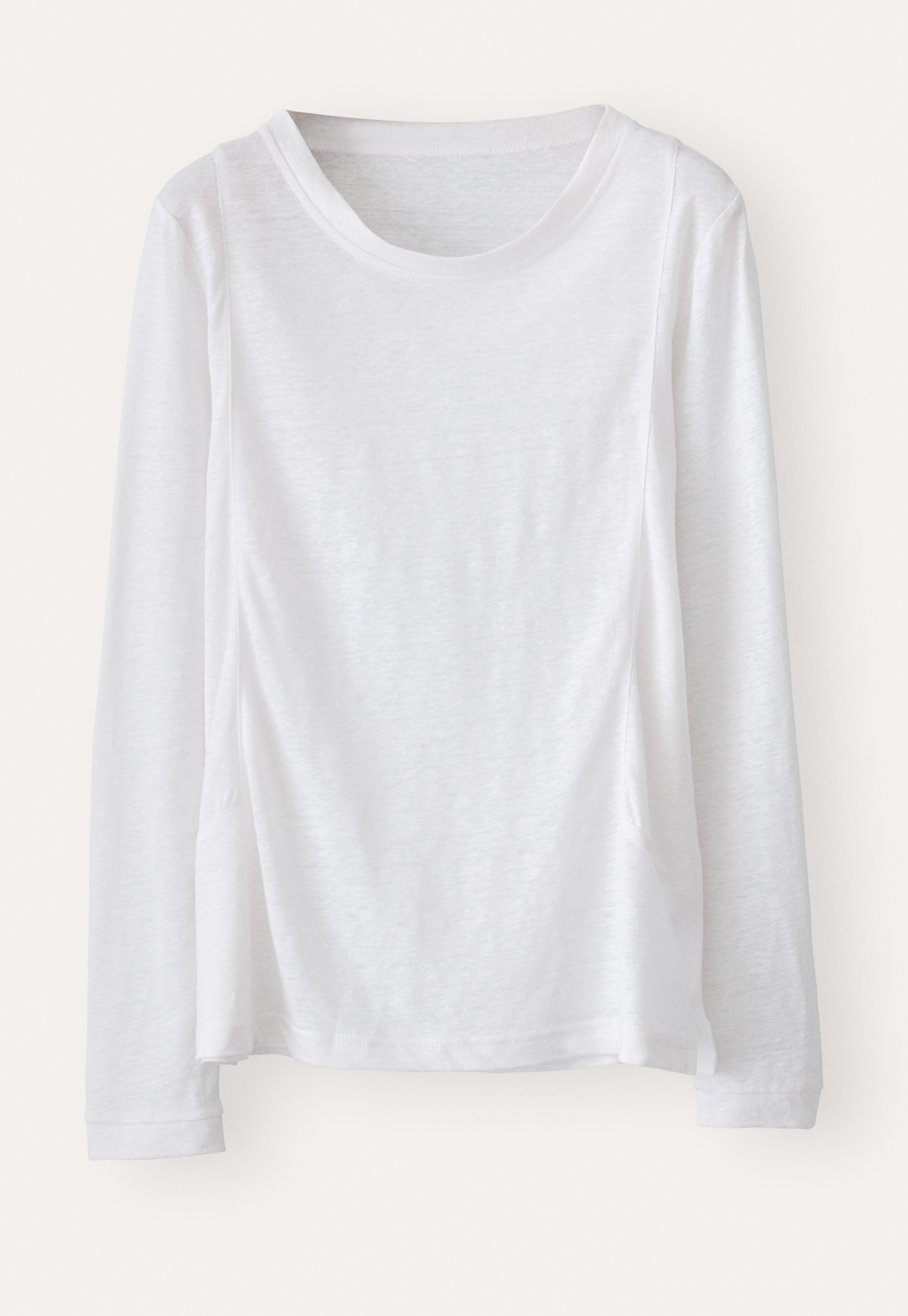 Poetry - Long-sleeve linen jersey top