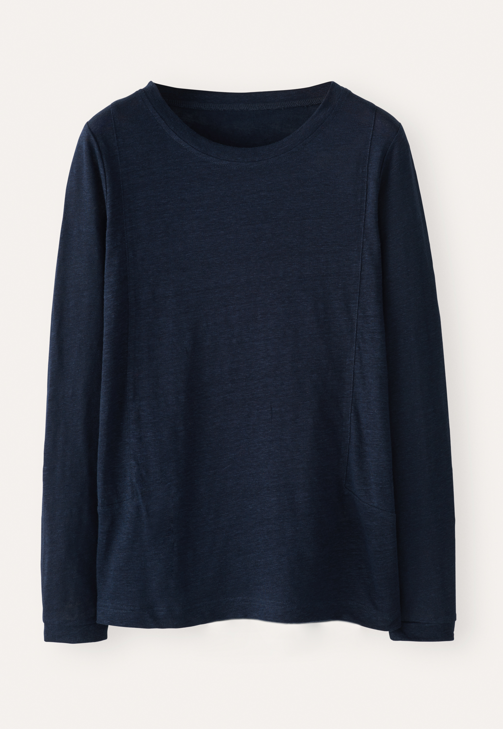 Poetry - Long-sleeve linen jersey top
