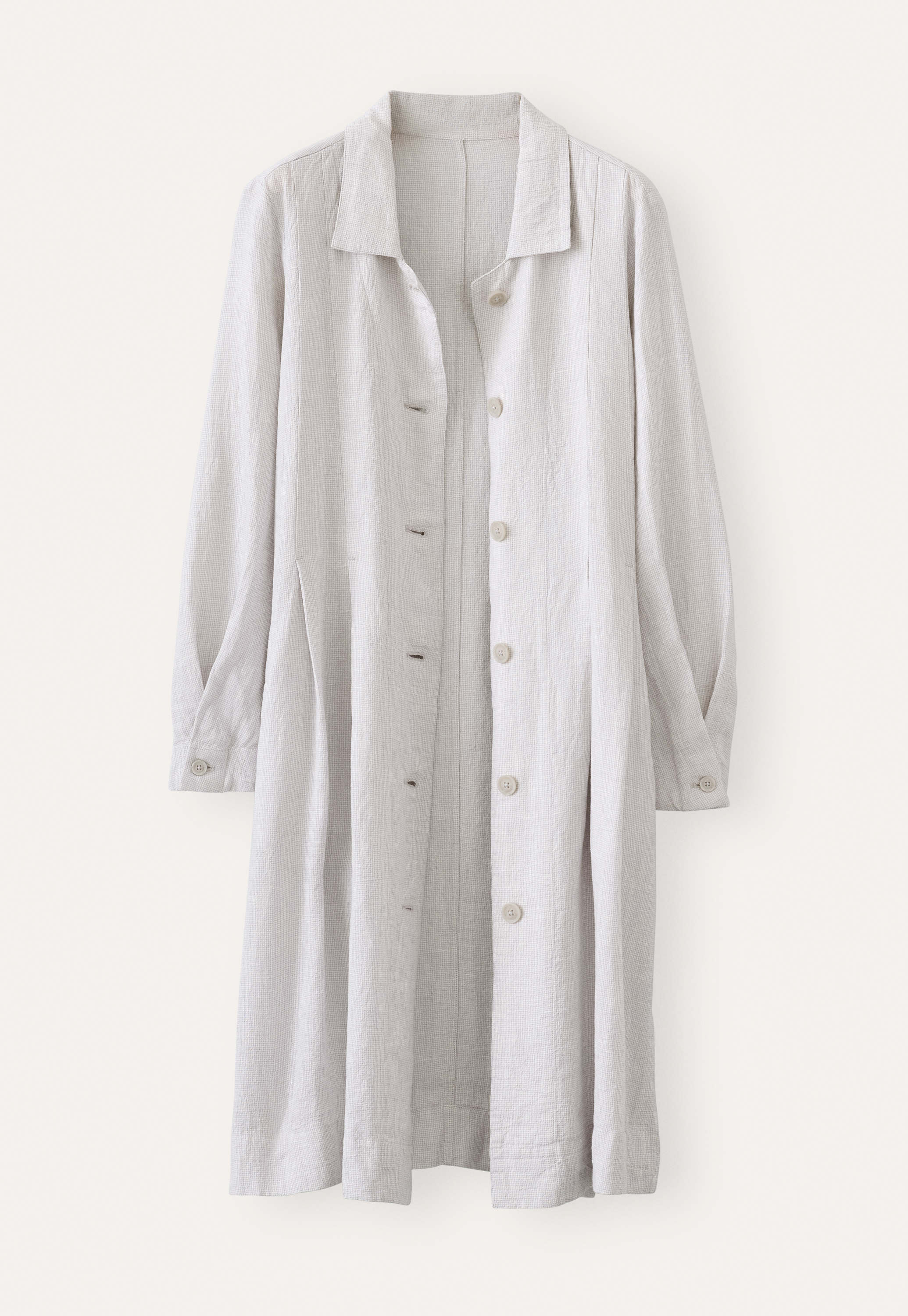 Poetry - Longline high-twist linen jacket