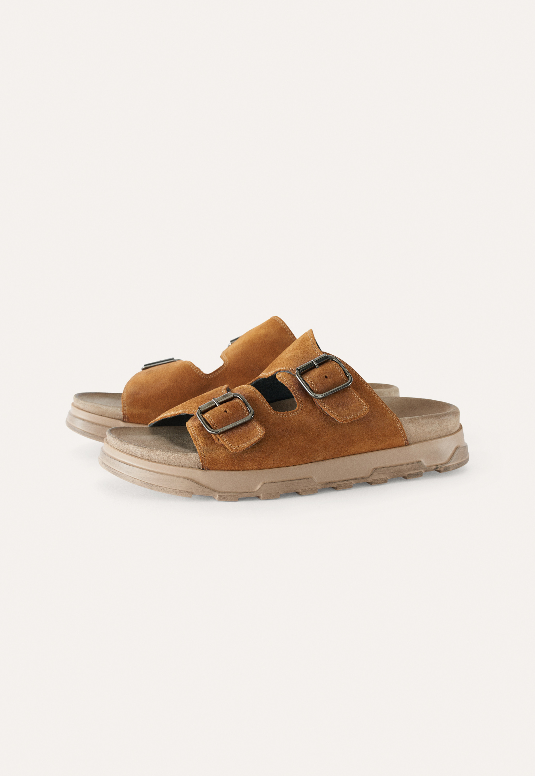 Poetry - Buckle suede sandals