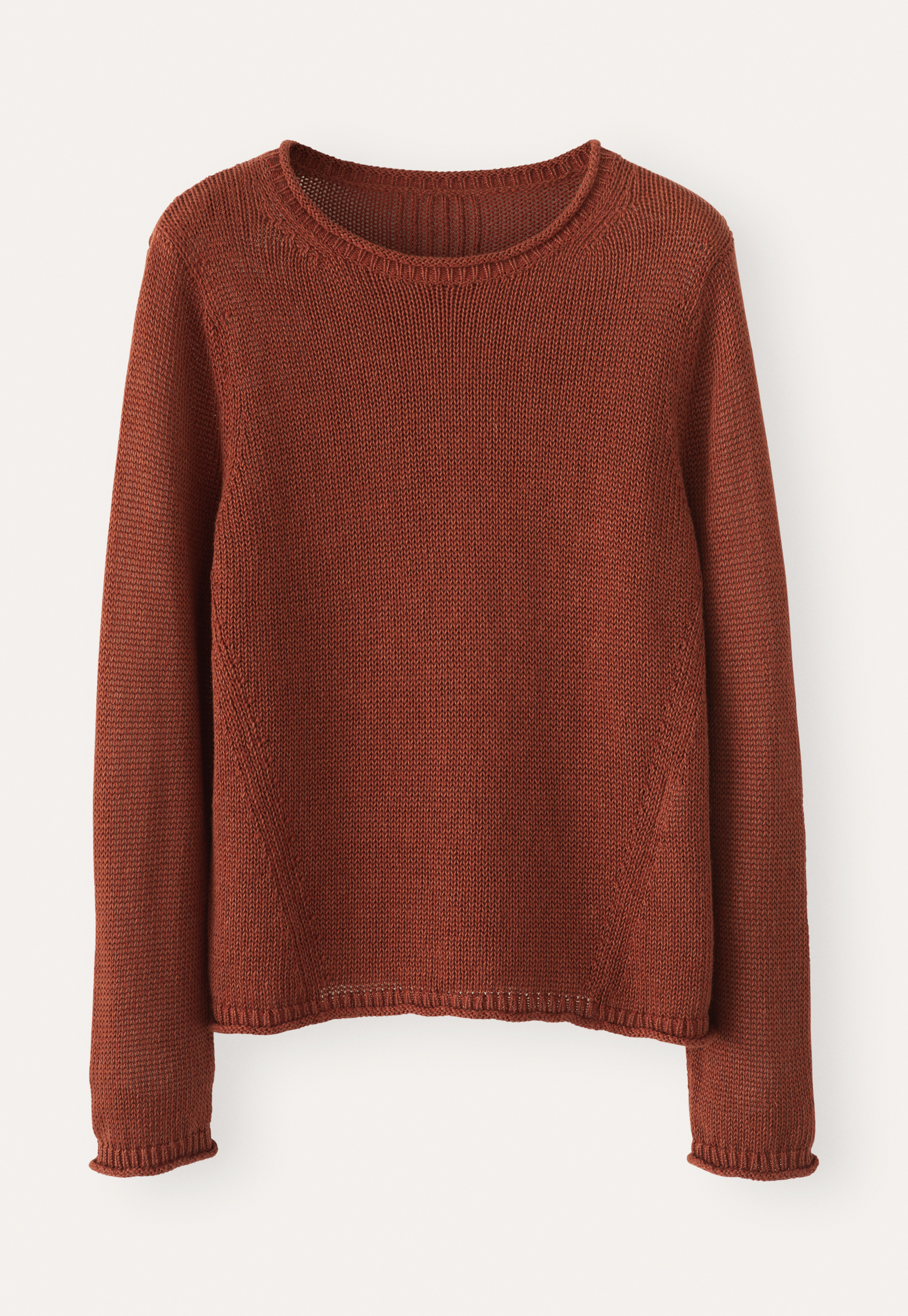 Poetry Linen cotton long-sleeve sweater