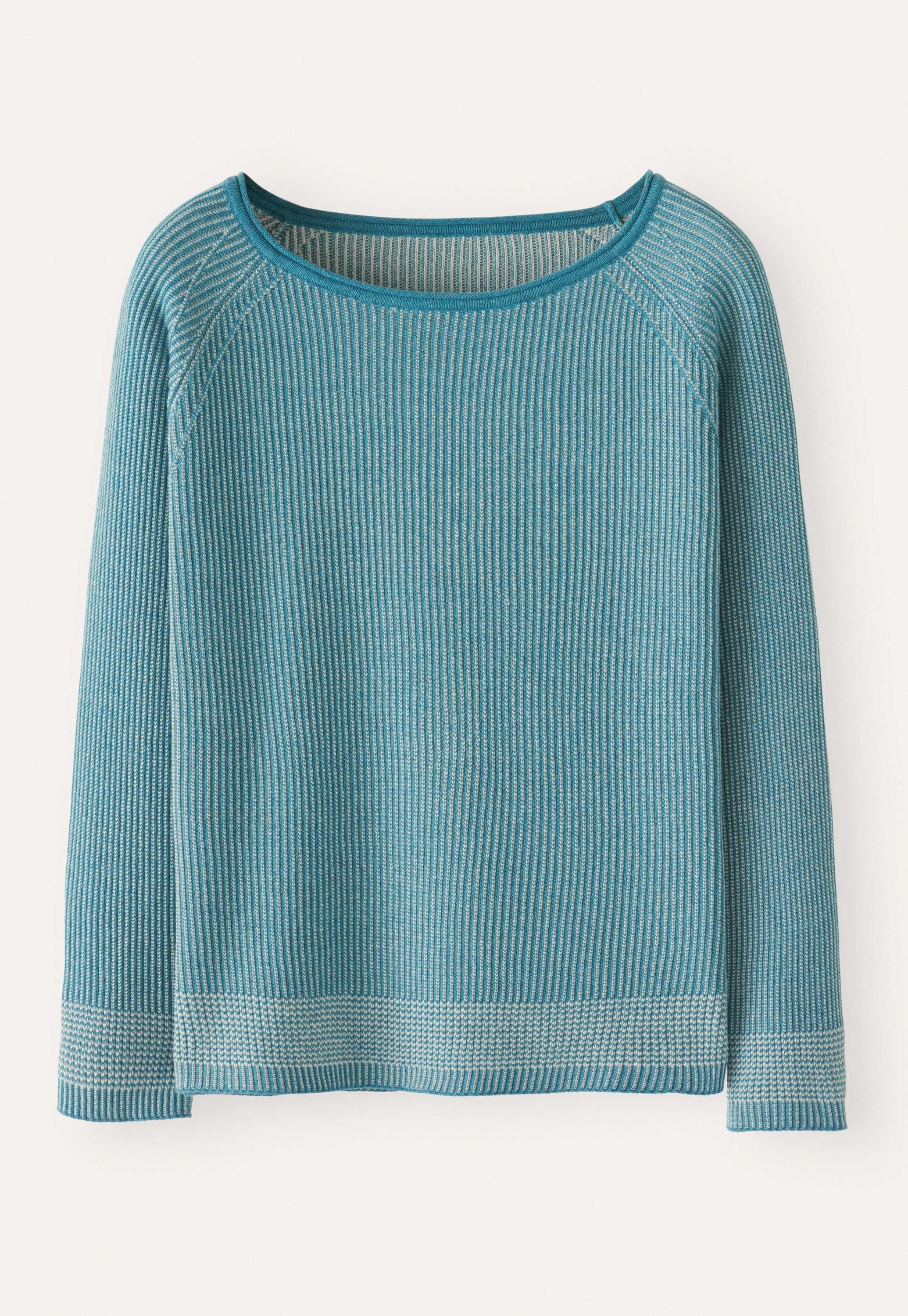 ニット・セーター IONSEOUL Tenis two tone line knitwear JE849 Poetry - Cotton two-toned rib sweater