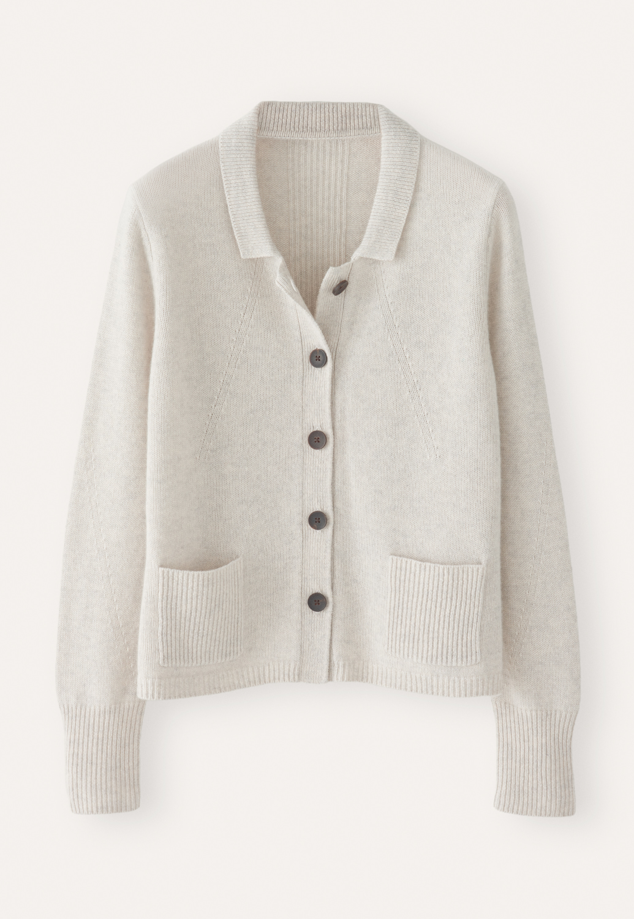 Y’s Pure Cashmere Jacket Men's overshirt in beige Cashmere blend | Kiton