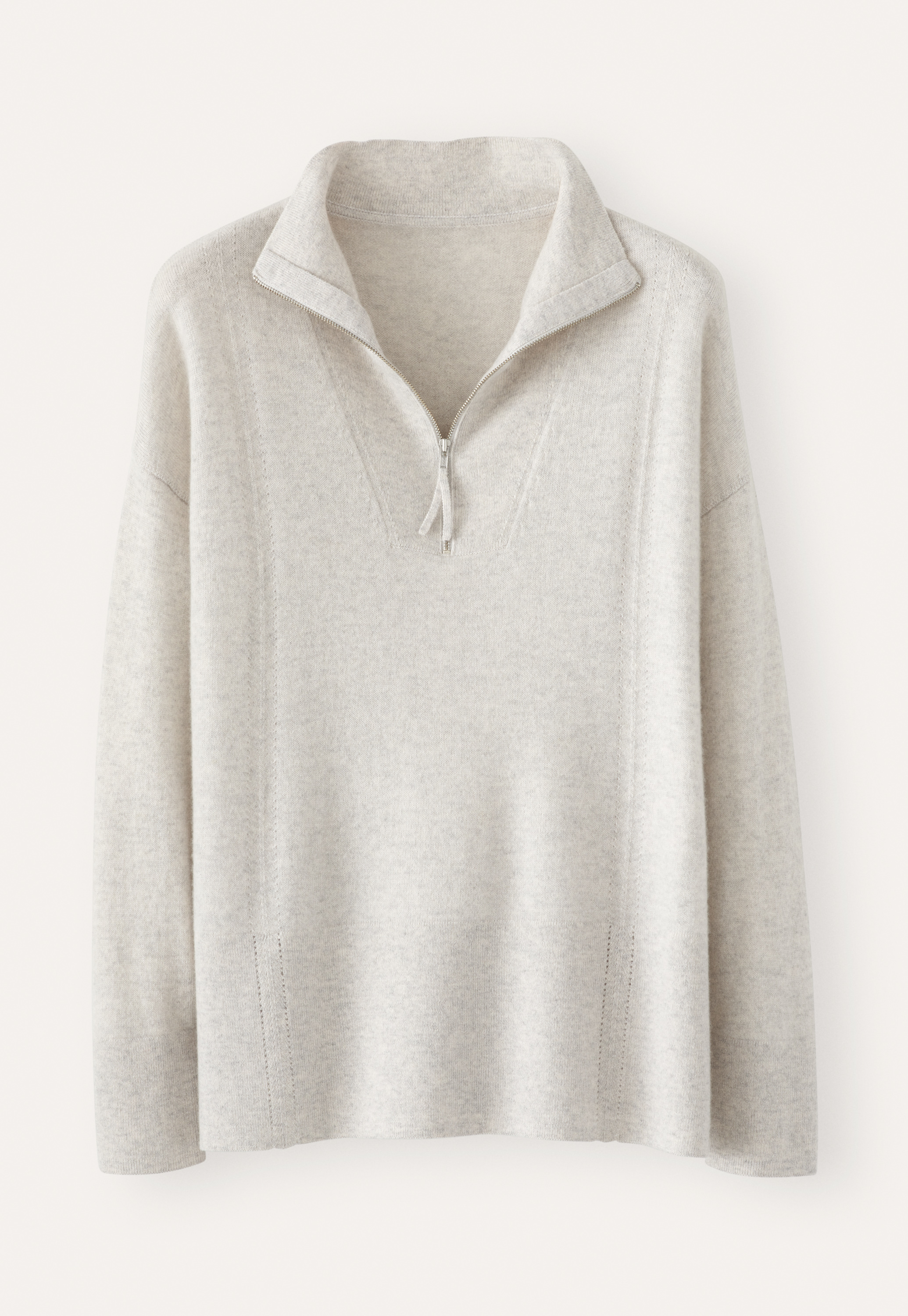 Poetry Cashmere zip-front sweater