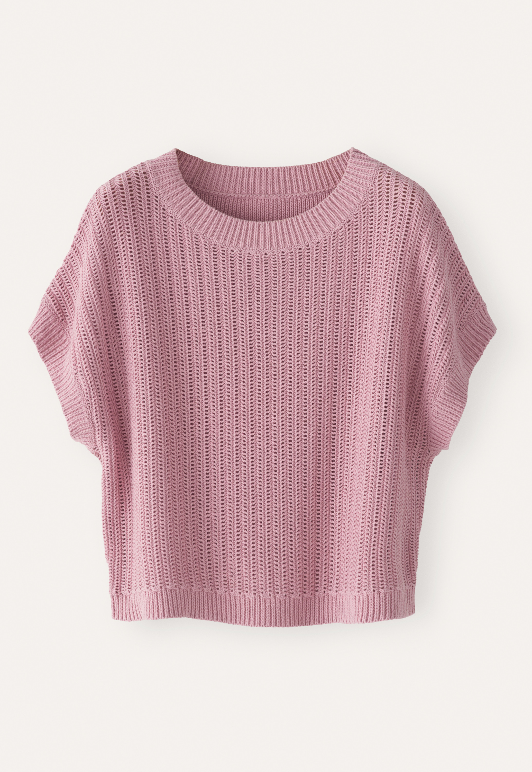 Poetry - Cotton crochet-stitch sweater Poetry - Cotton crochet-stitch sweater