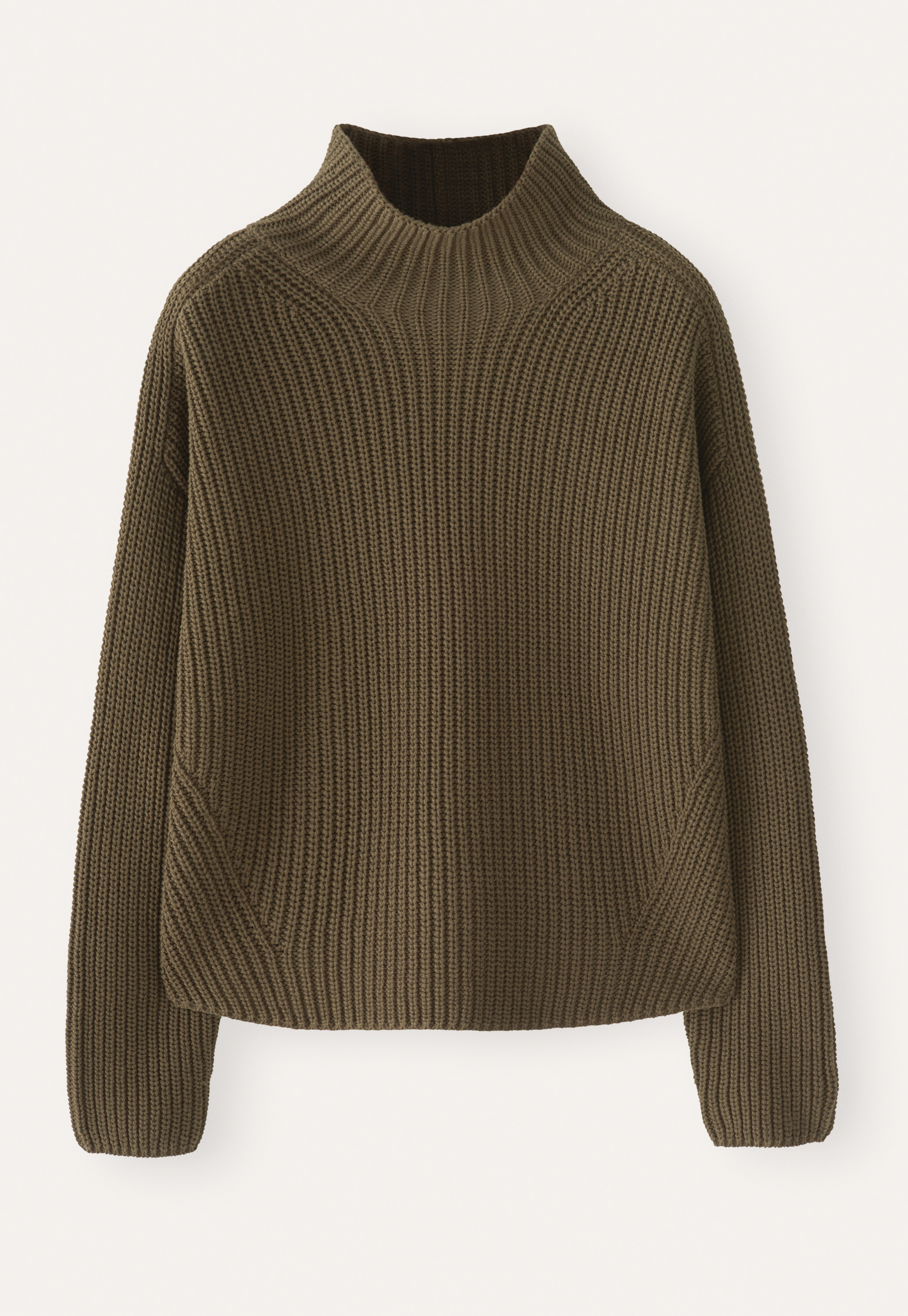 Poetry - Cotton tape funnel-neck sweater